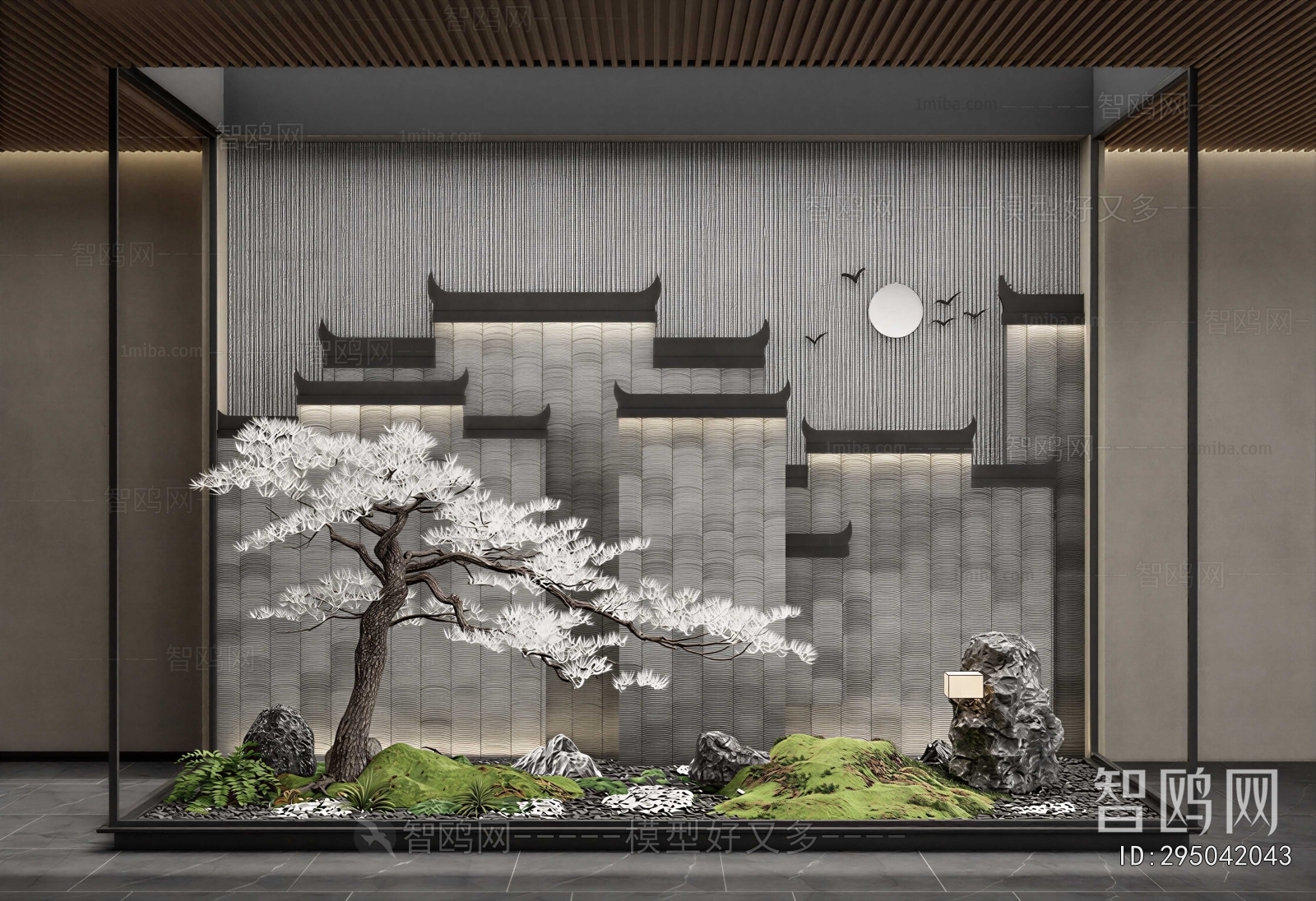 New Chinese Style Plant Landscaping