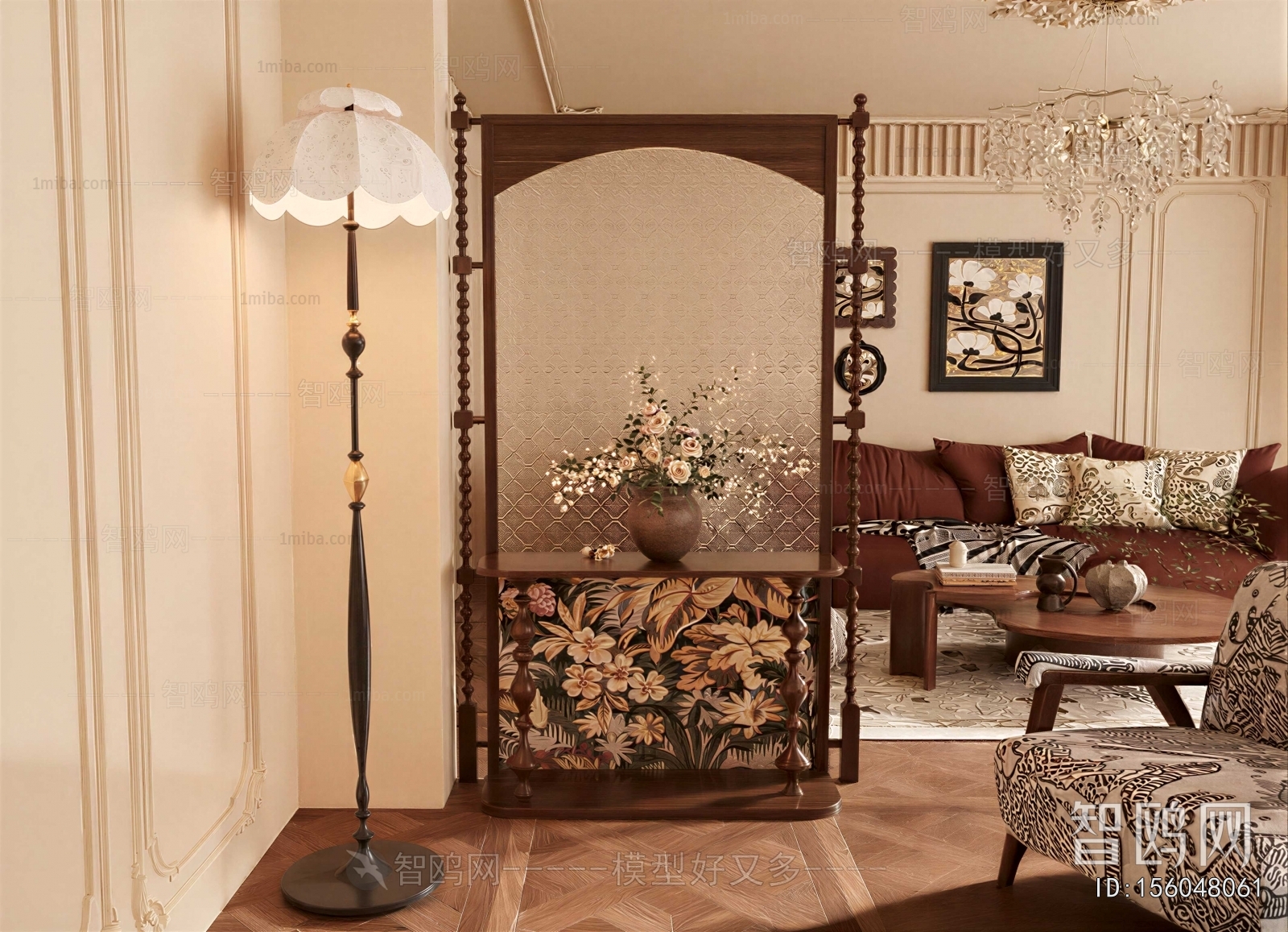 French Style Hallway