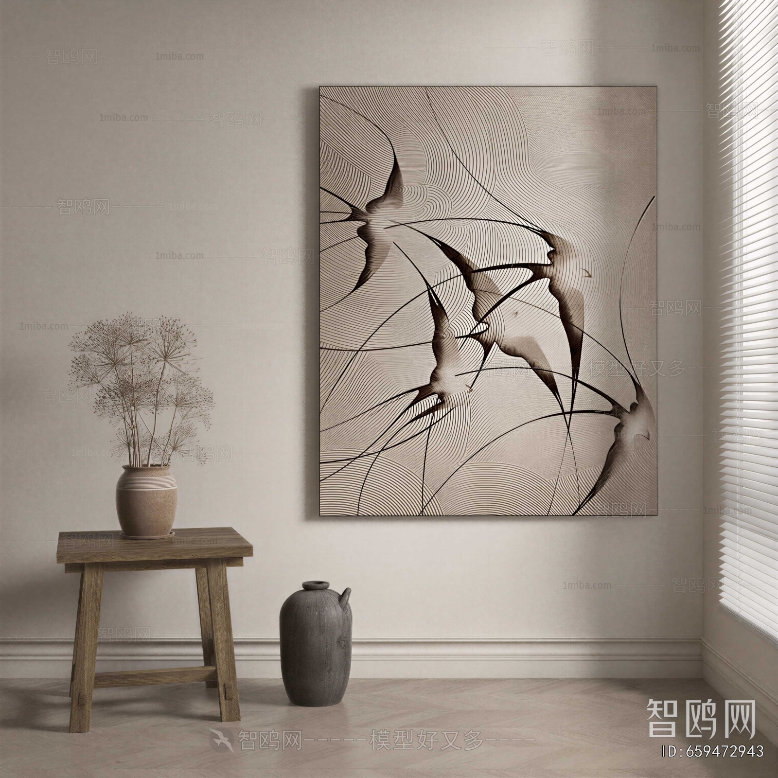 Wabi-sabi Style Painting