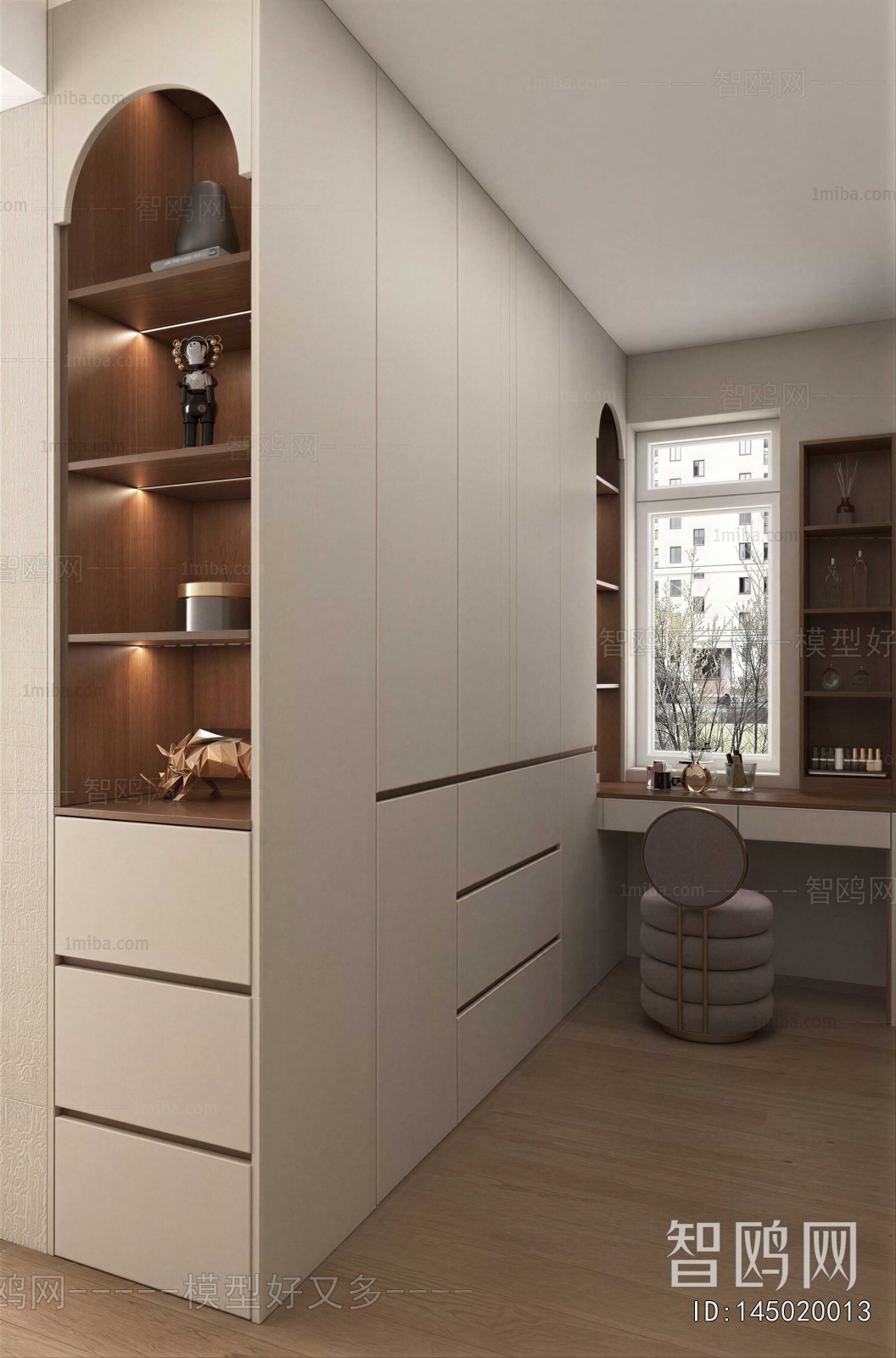 Modern Clothes Storage Area