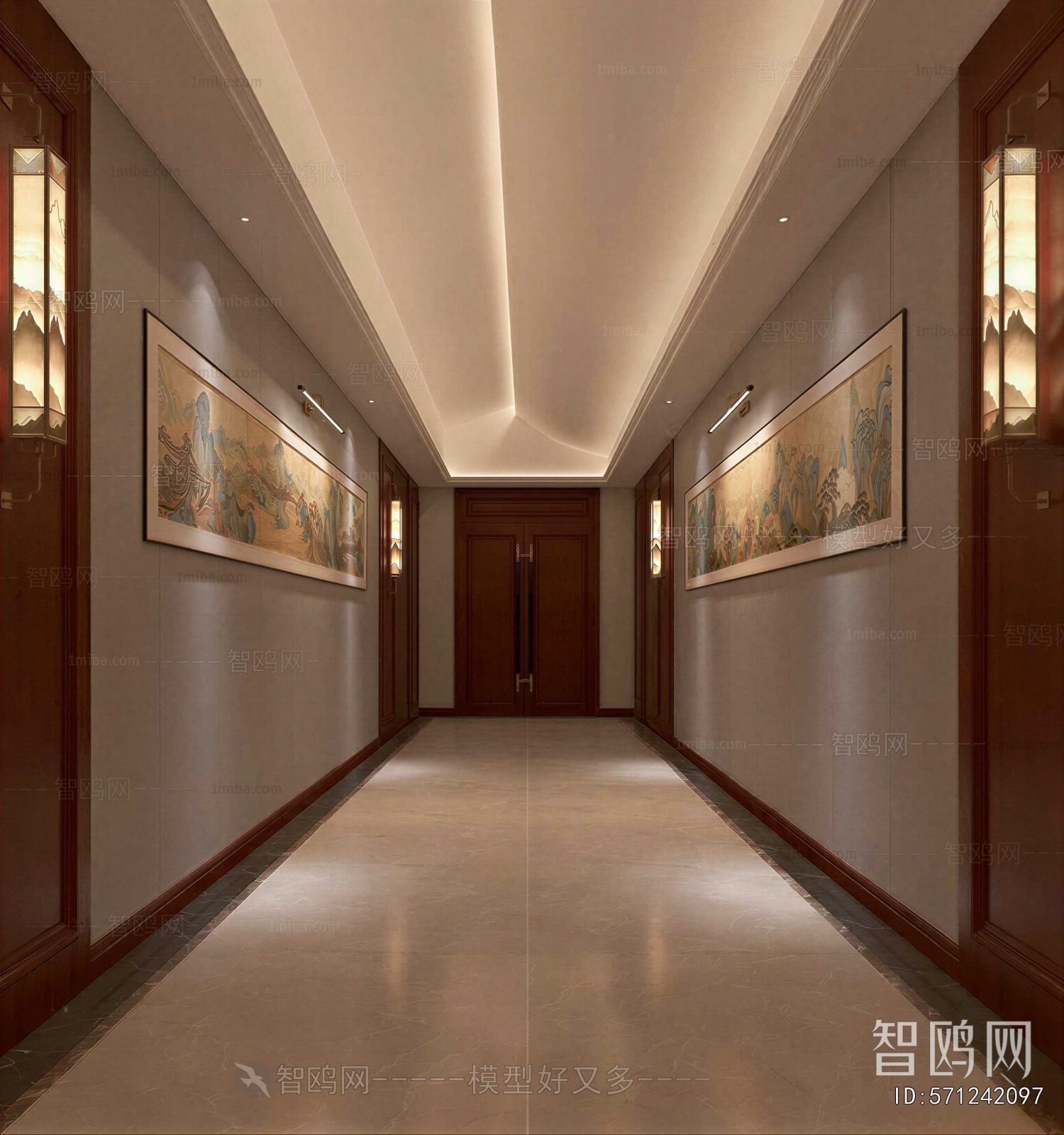 New Chinese Style Corridor
