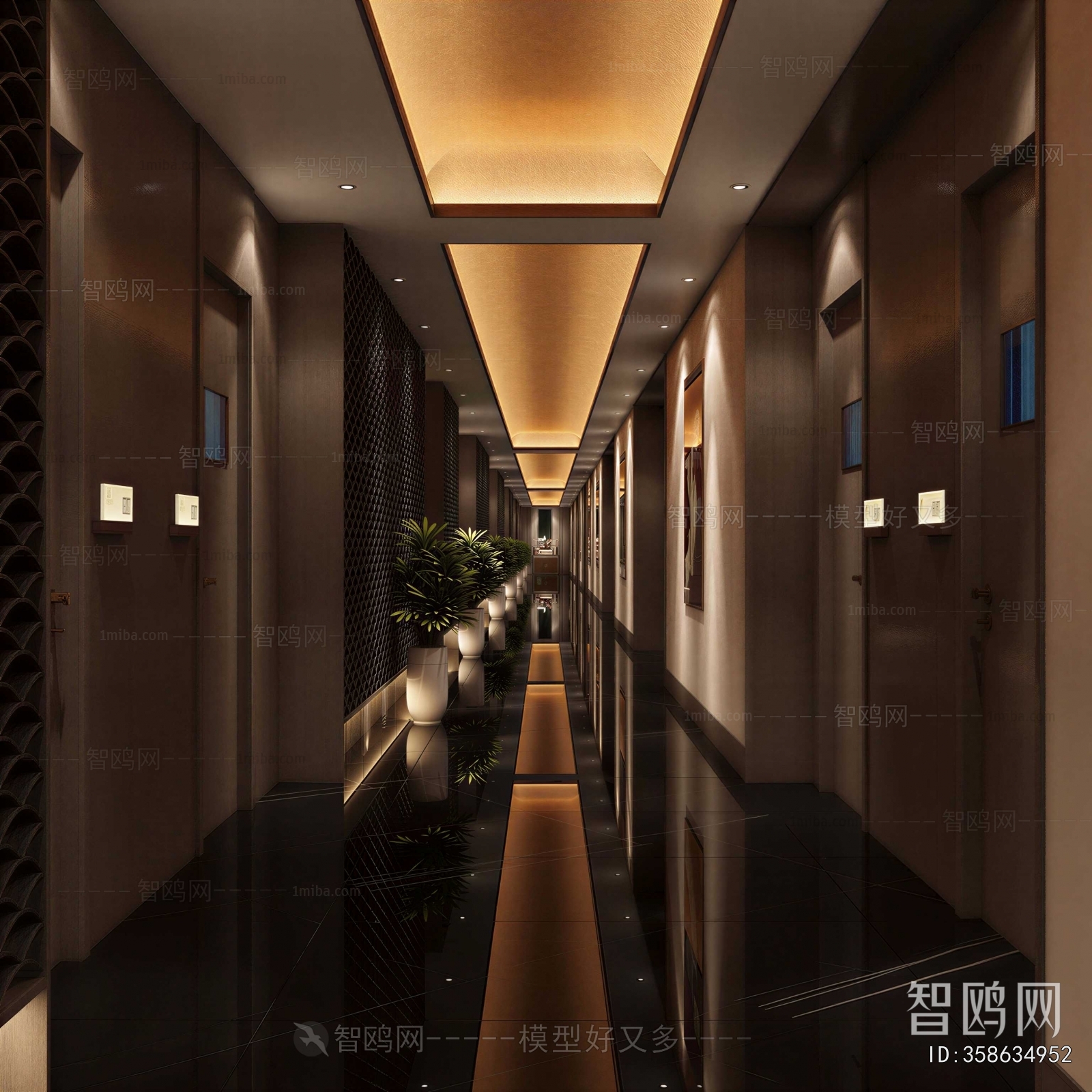 New Chinese Style Corridor