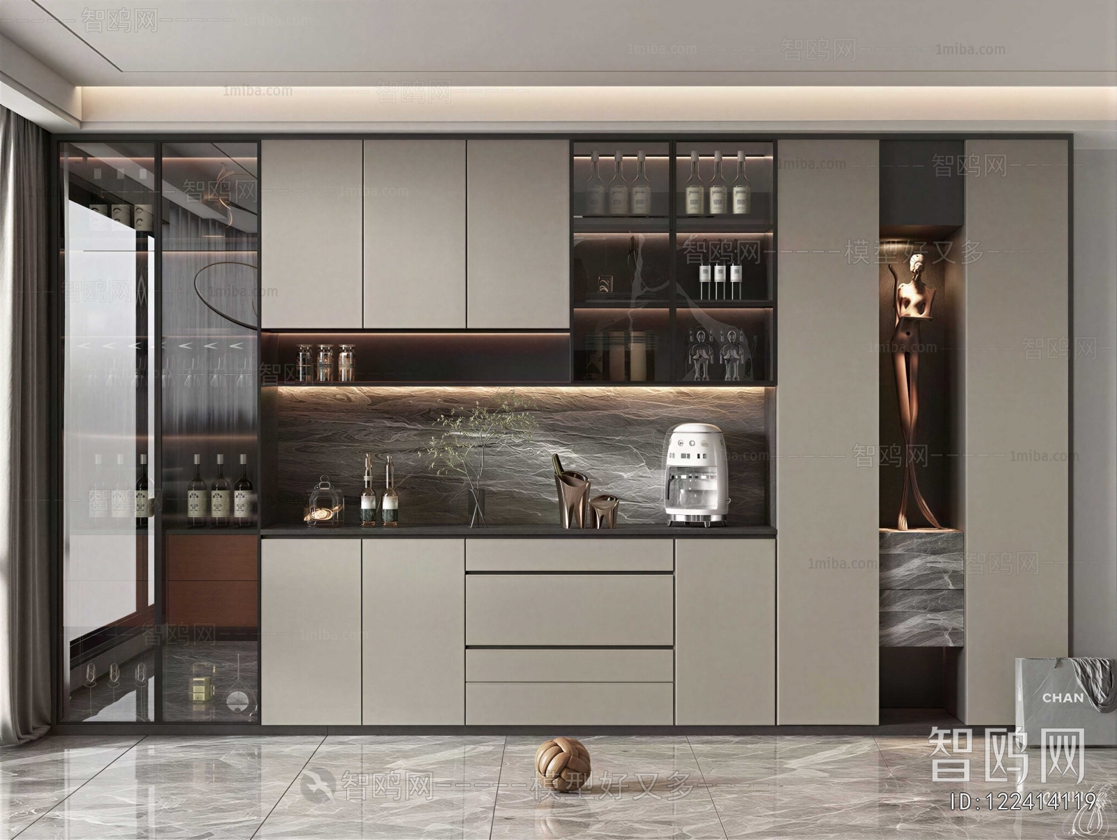 Modern Wine Cabinet