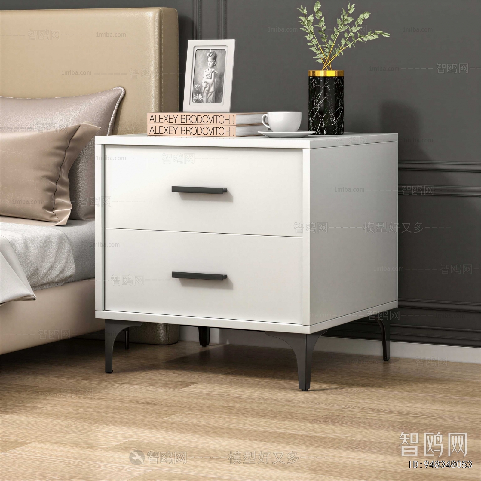 Modern Bedside Cupboard