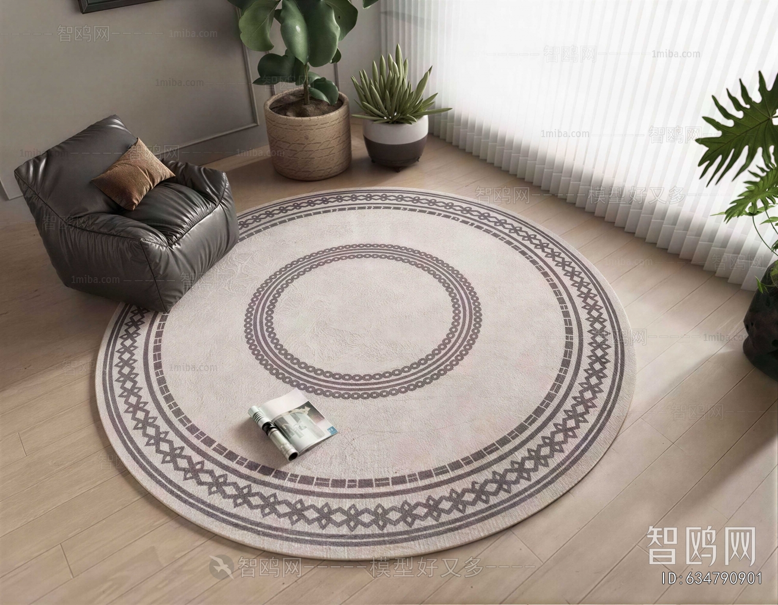 Modern Circular Carpet