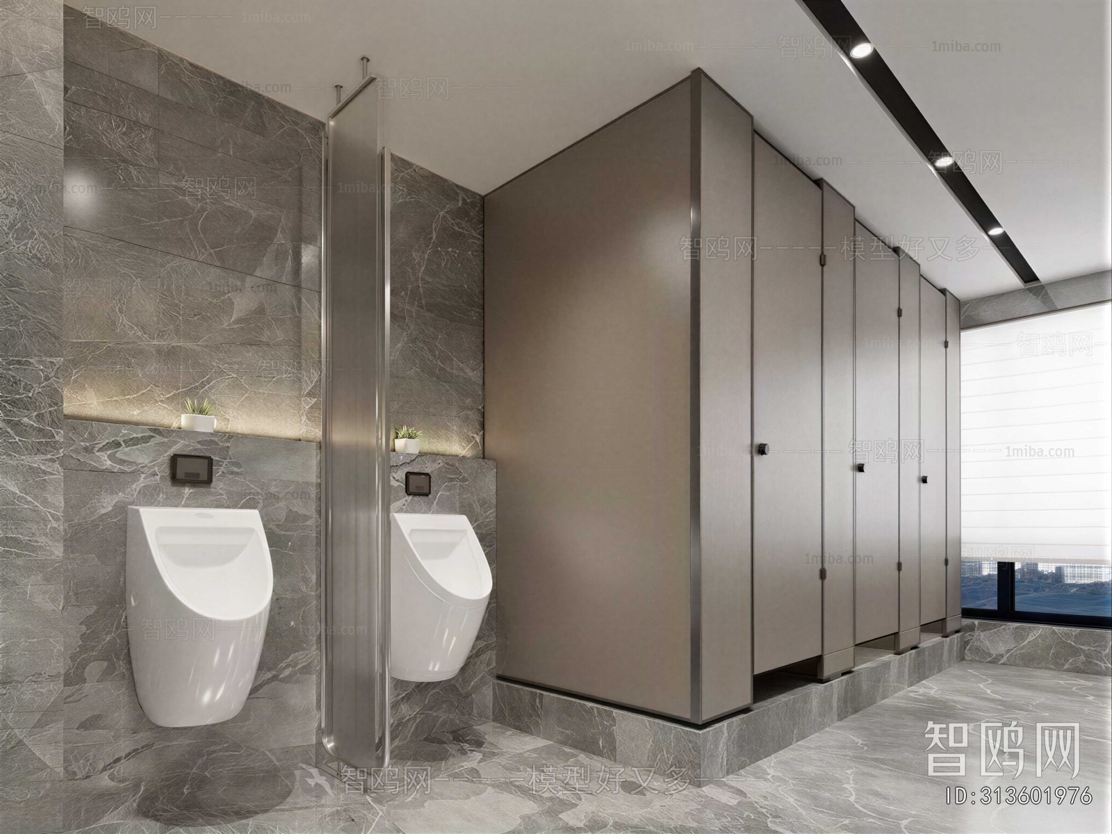 Modern Public Toilet