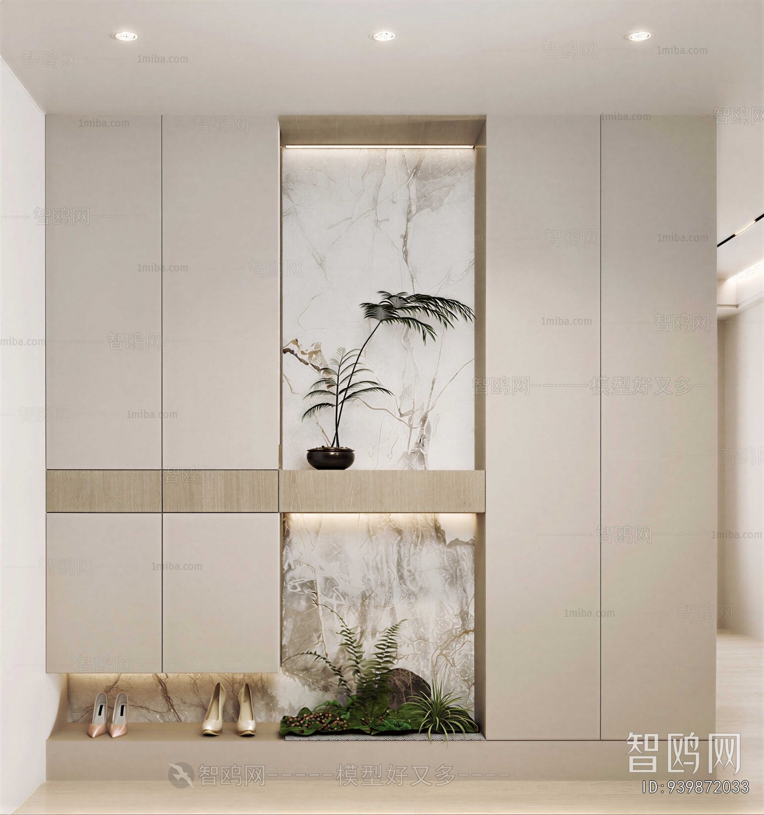 Modern Entrance Cabinet