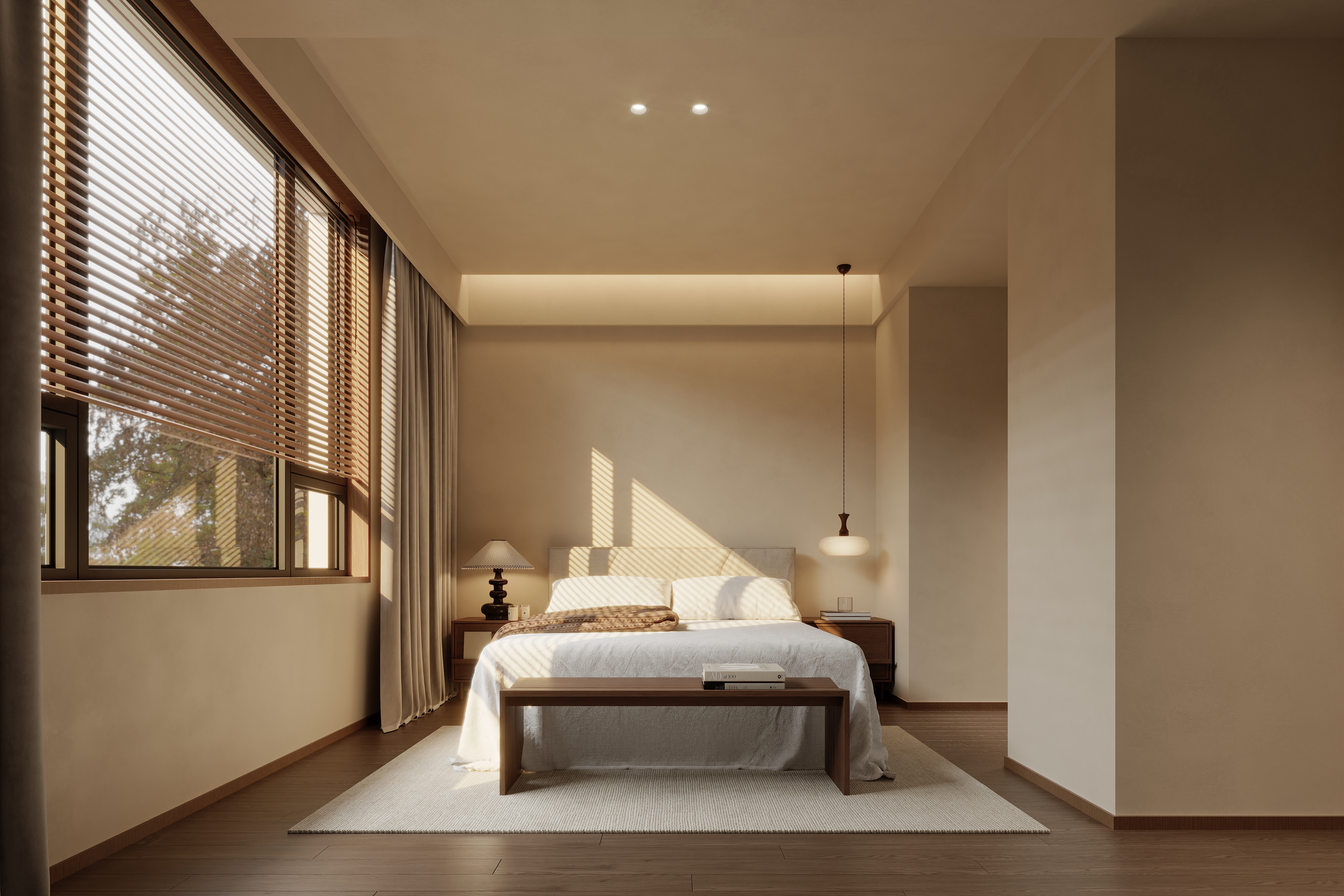 Wabi-sabi Style Bedroom