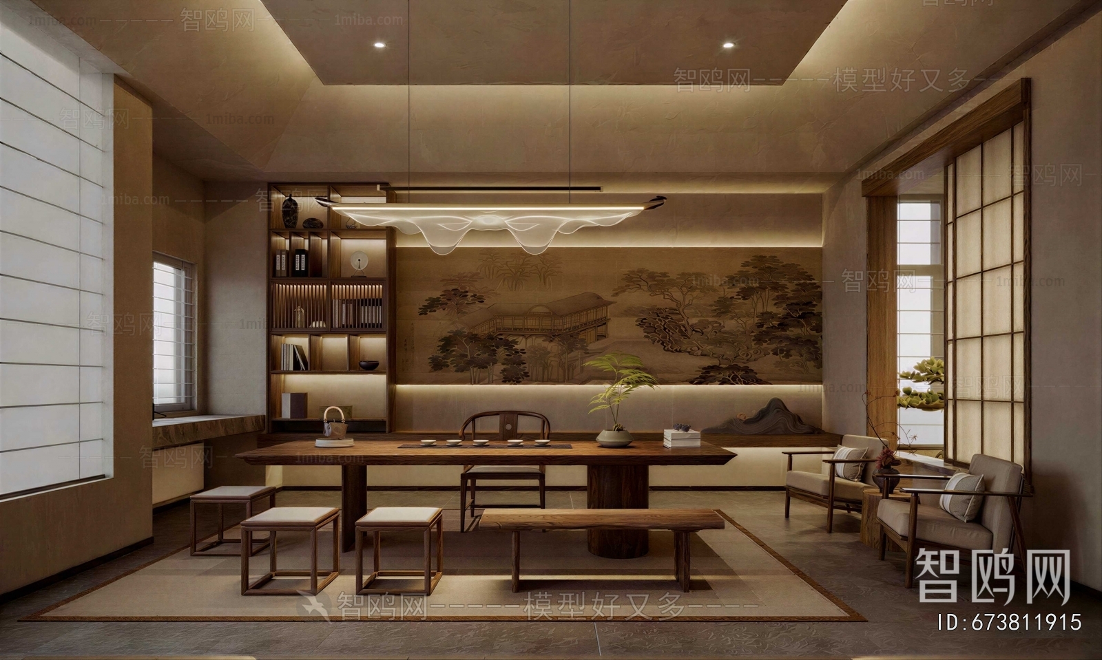 New Chinese Style Tea House