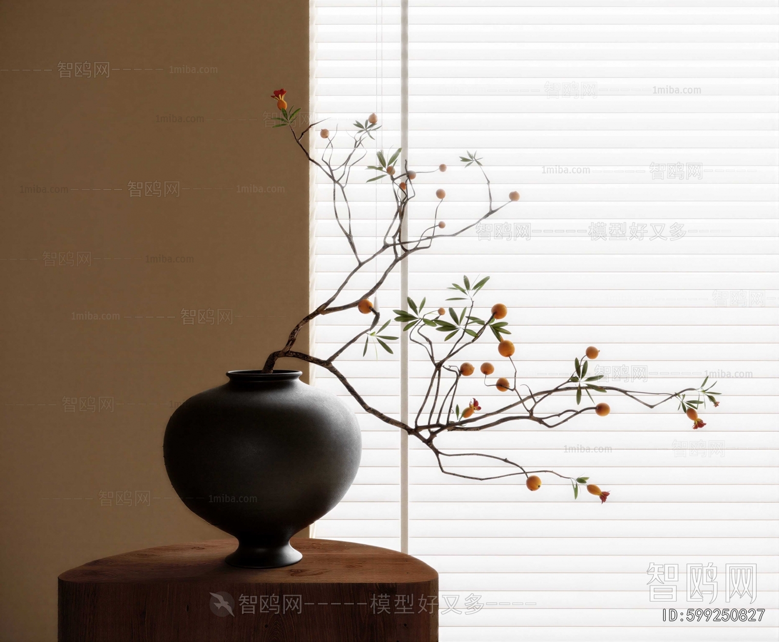 Wabi-sabi Style Dried Branch