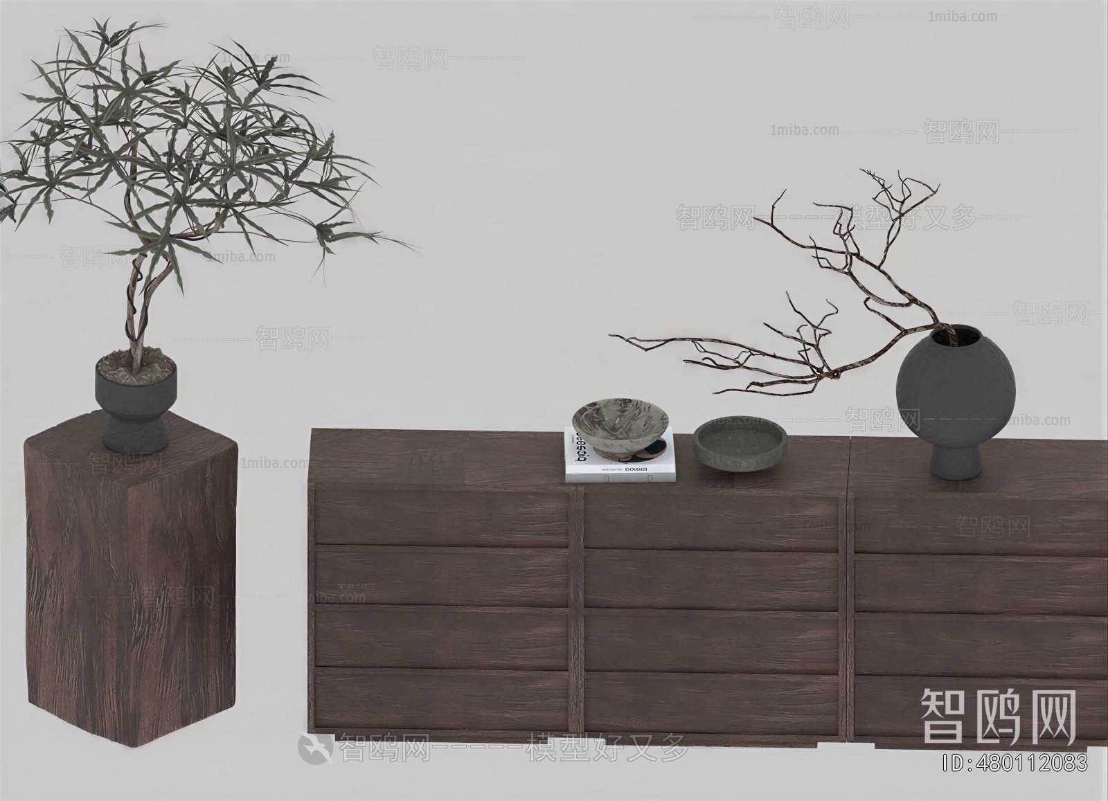 Wabi-sabi Style Chest Of Drawers