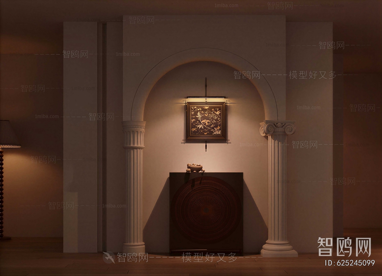 French Style Hallway