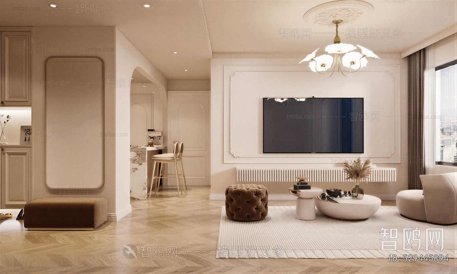 French Style A Living Room