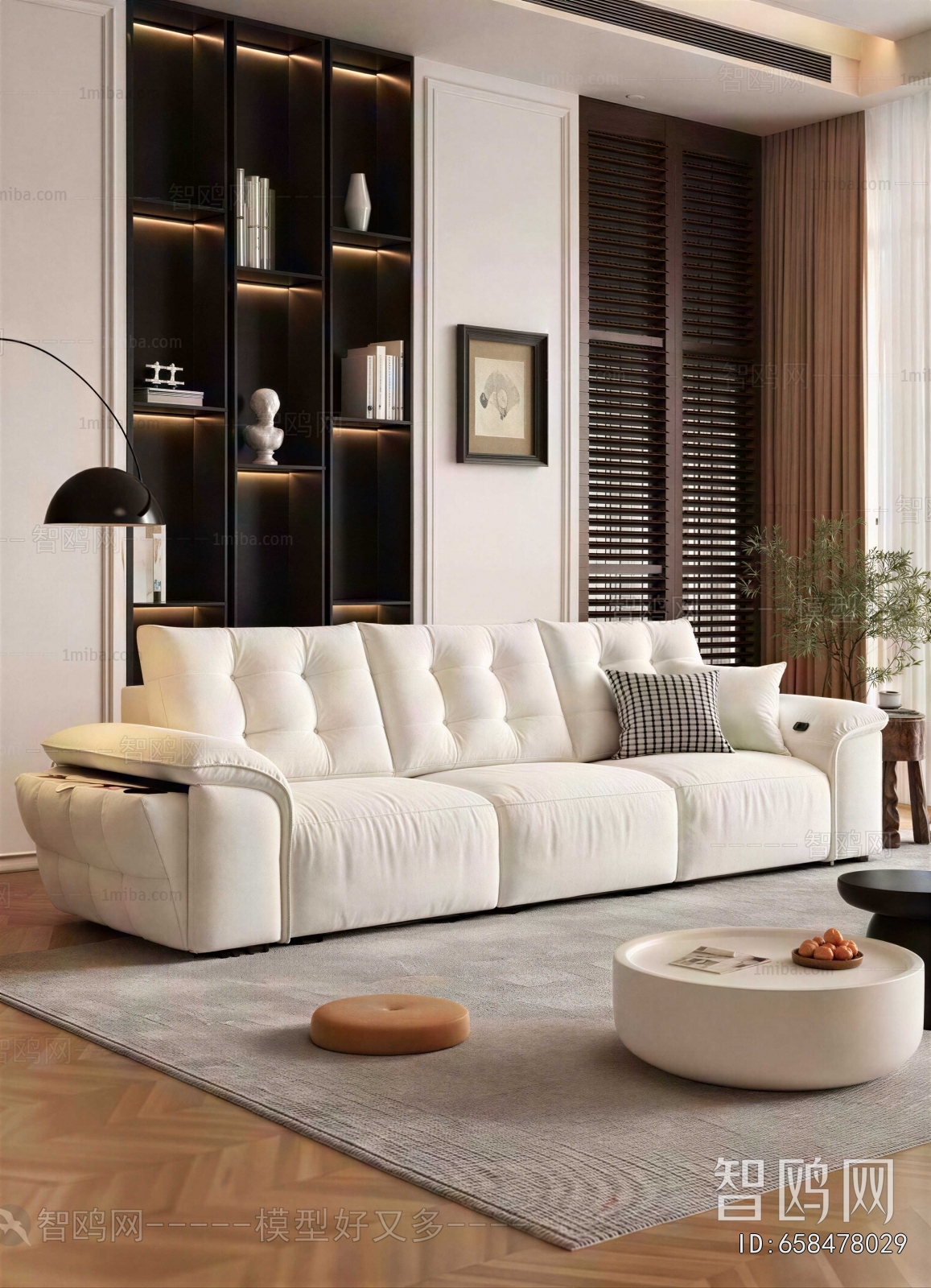 Modern Three-seat Sofa