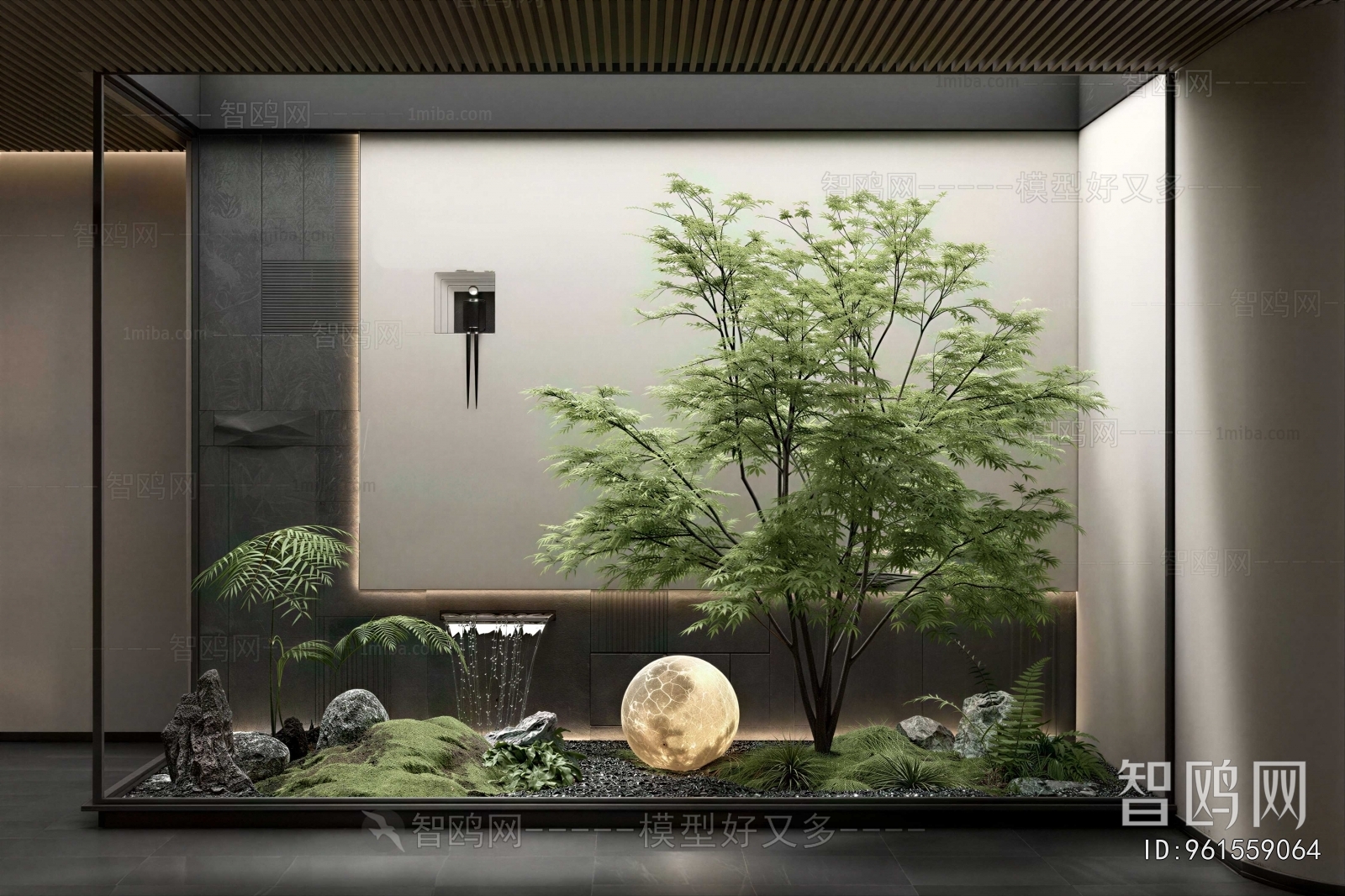 New Chinese Style Plant Landscaping
