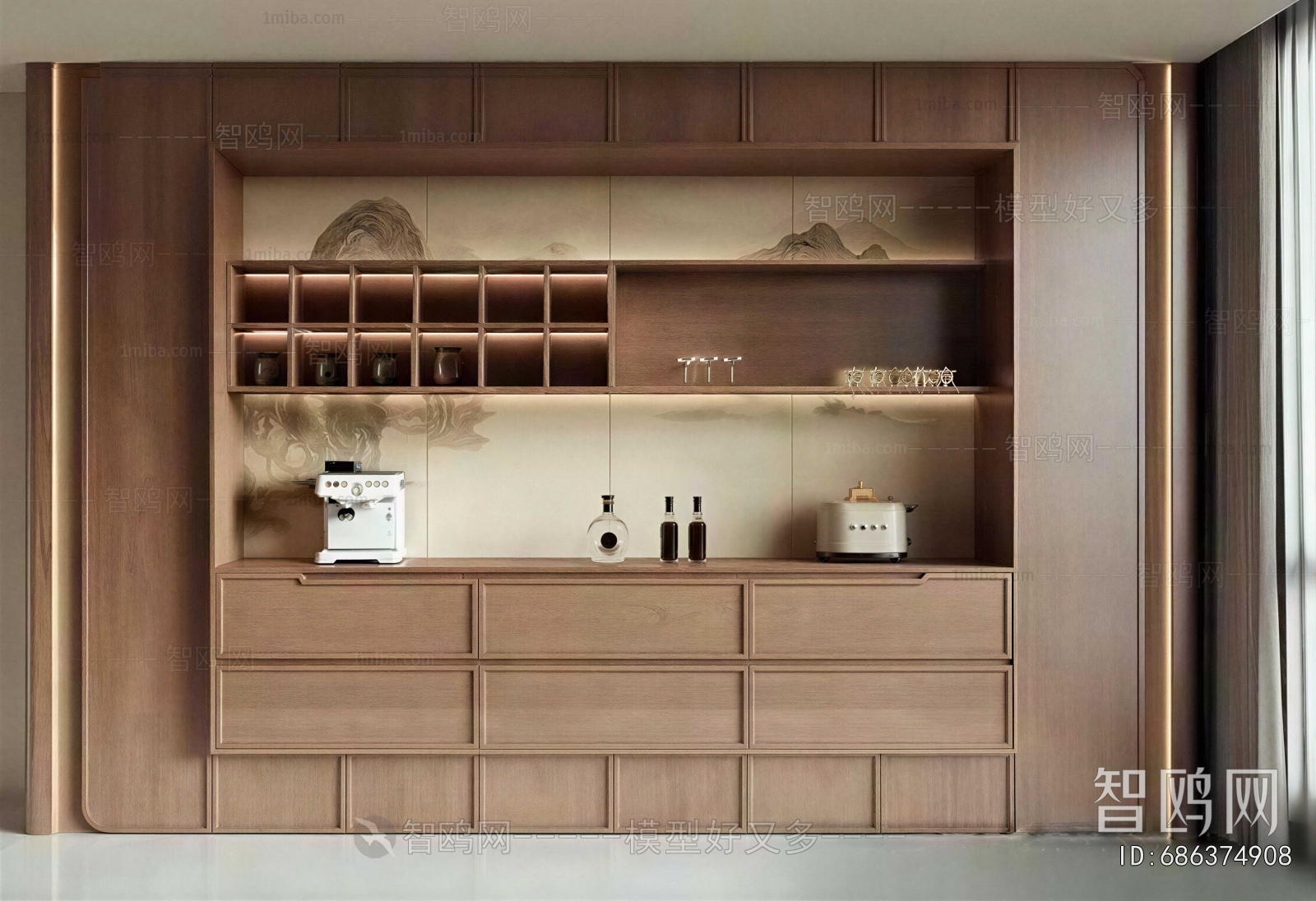 New Chinese Style Sideboard