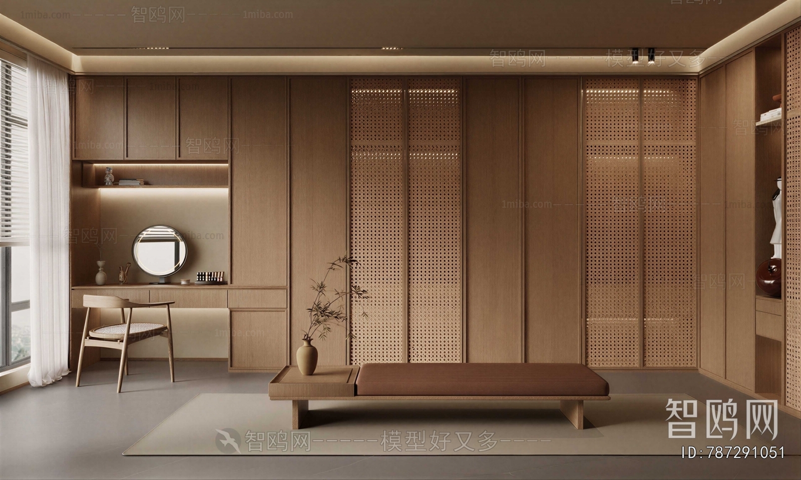 Modern Clothes Storage Area