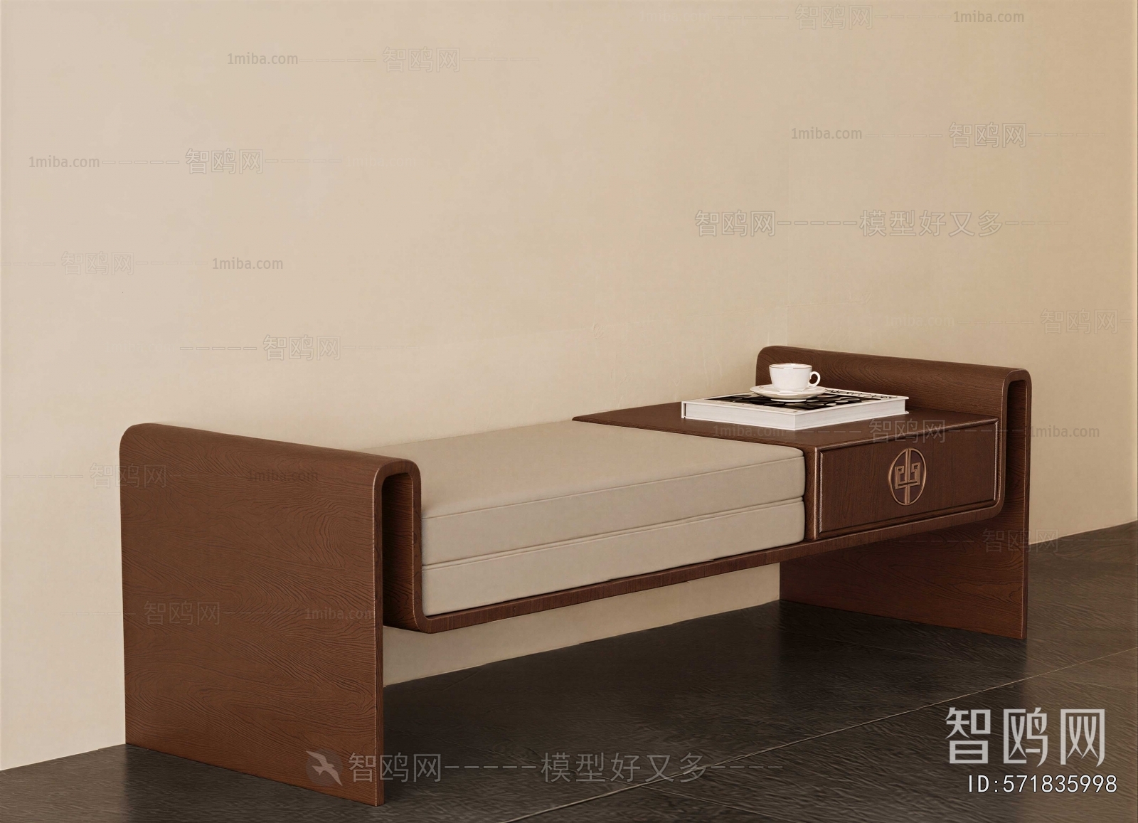 New Chinese Style Sofa Stool