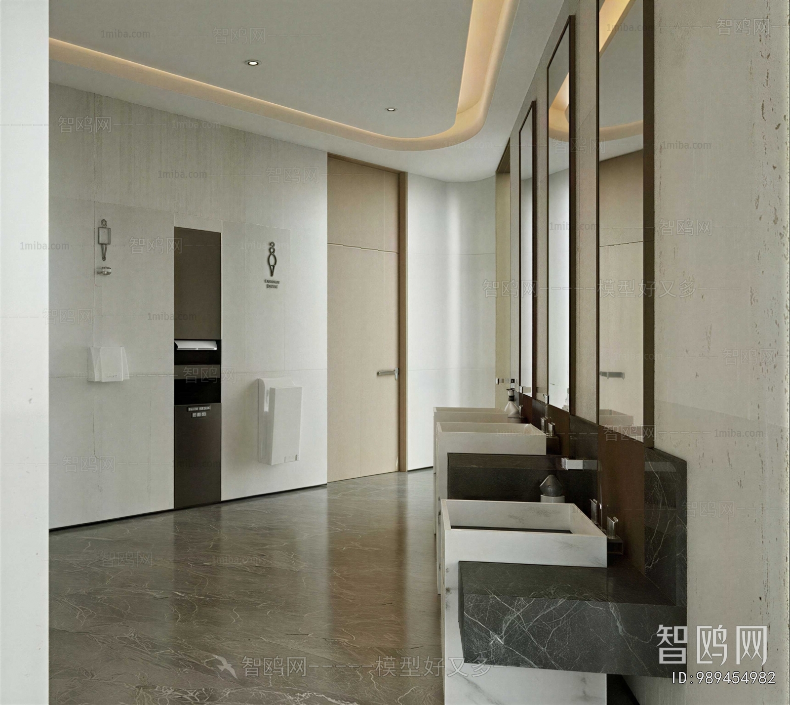 Modern Public Toilet