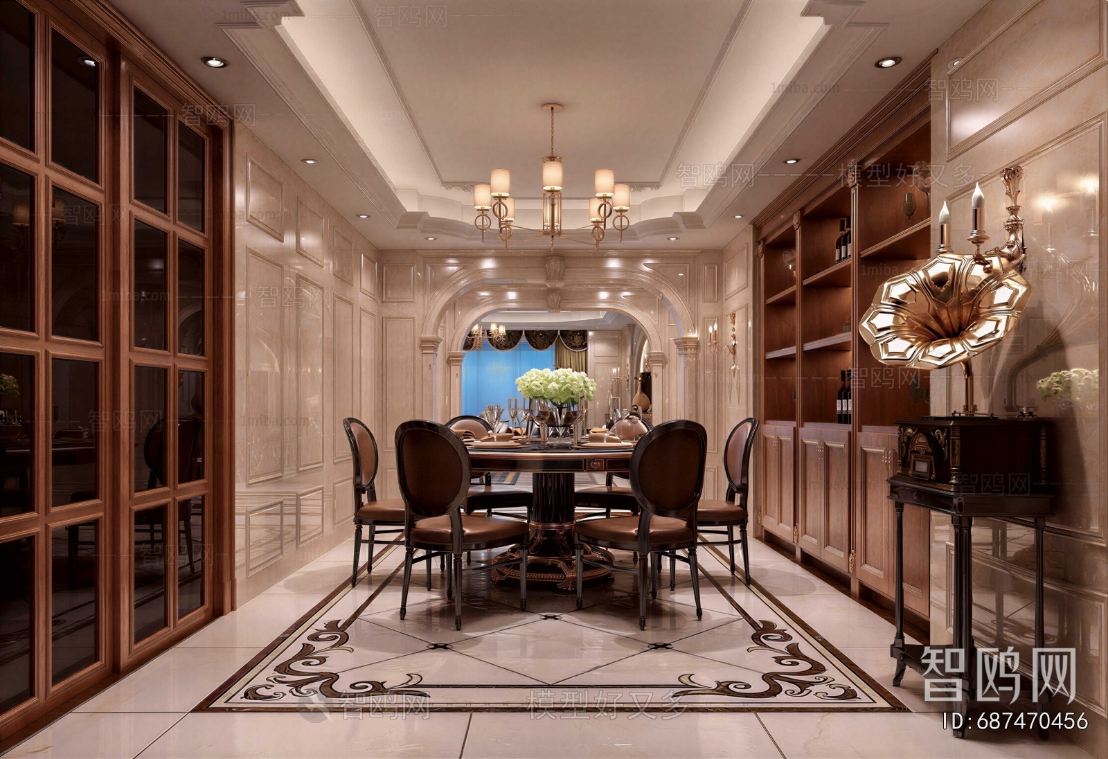 European Style Dining Room