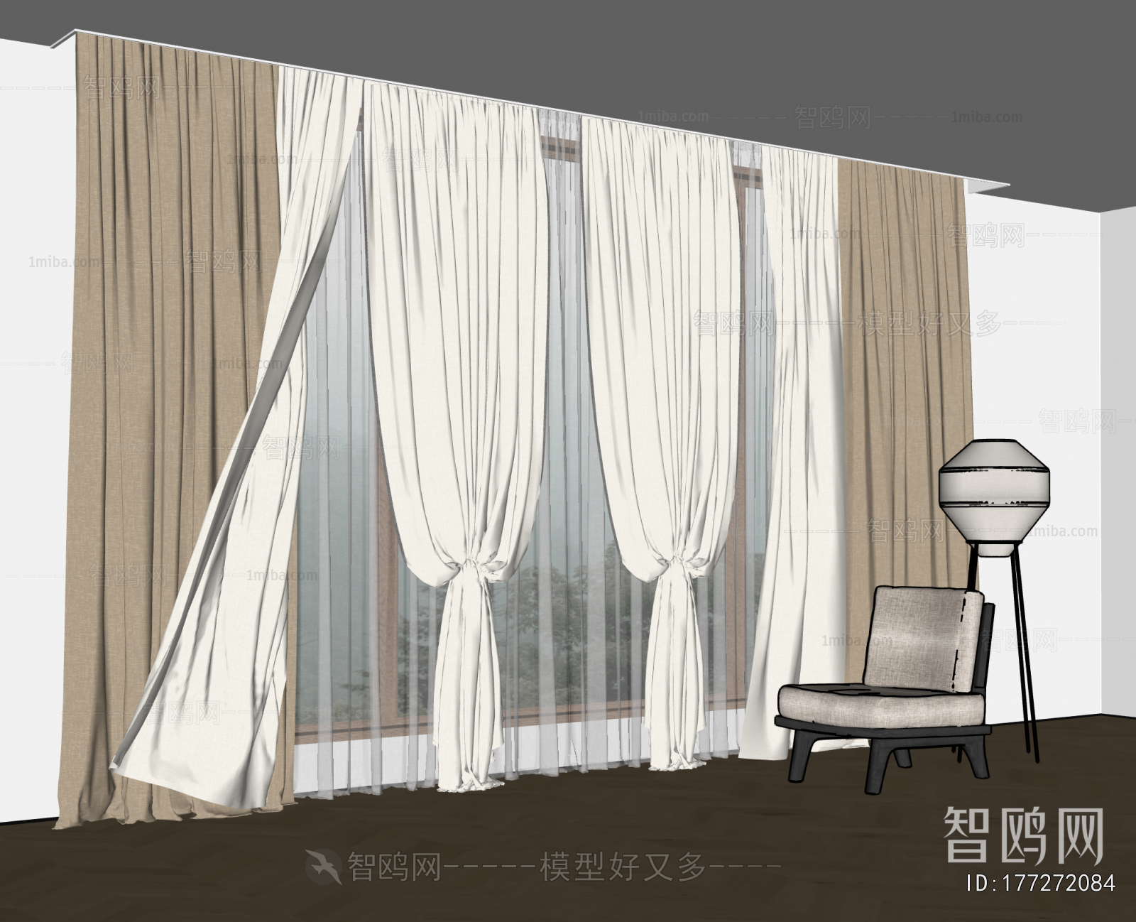 Wabi-sabi Style The Curtain