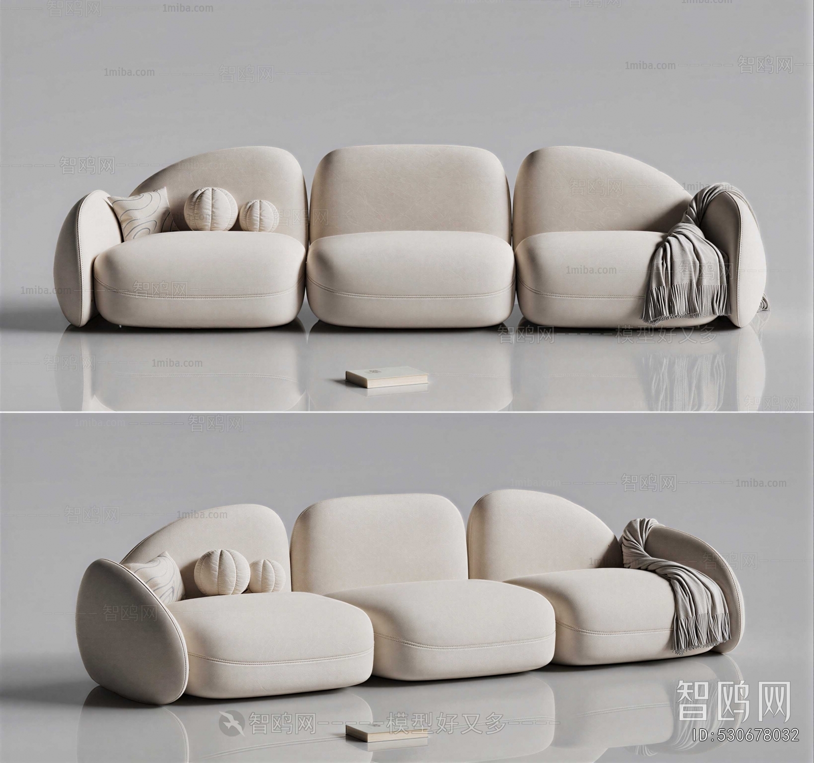 Modern Three-seat Sofa