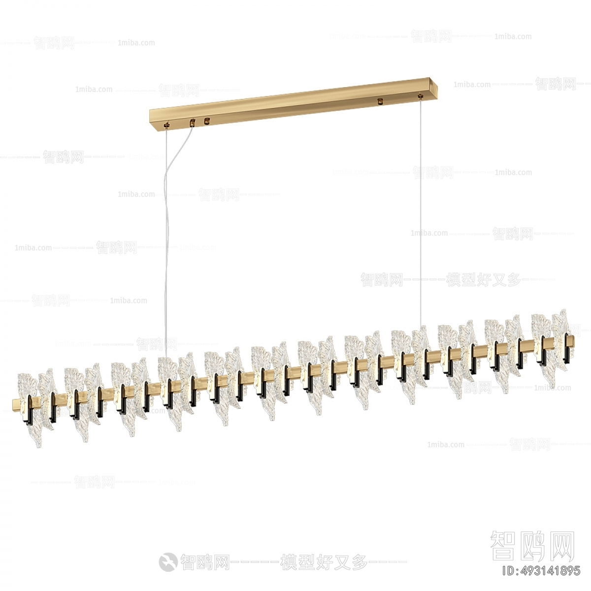 Modern Long Chandelier