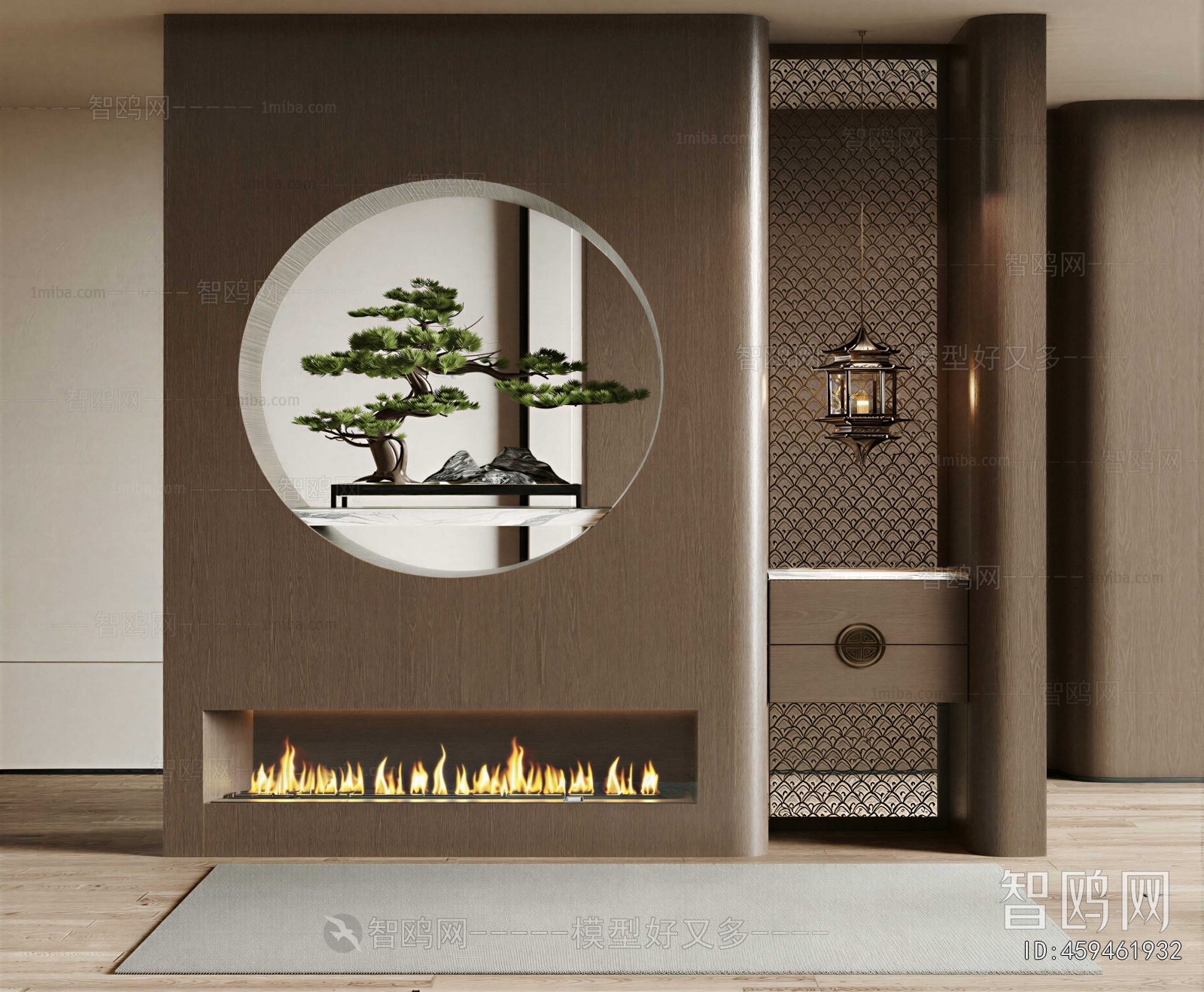 New Chinese Style Hallway