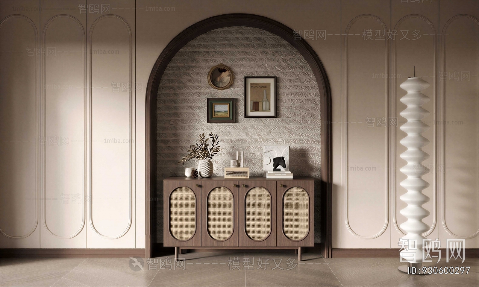 French Style Side Cabinet