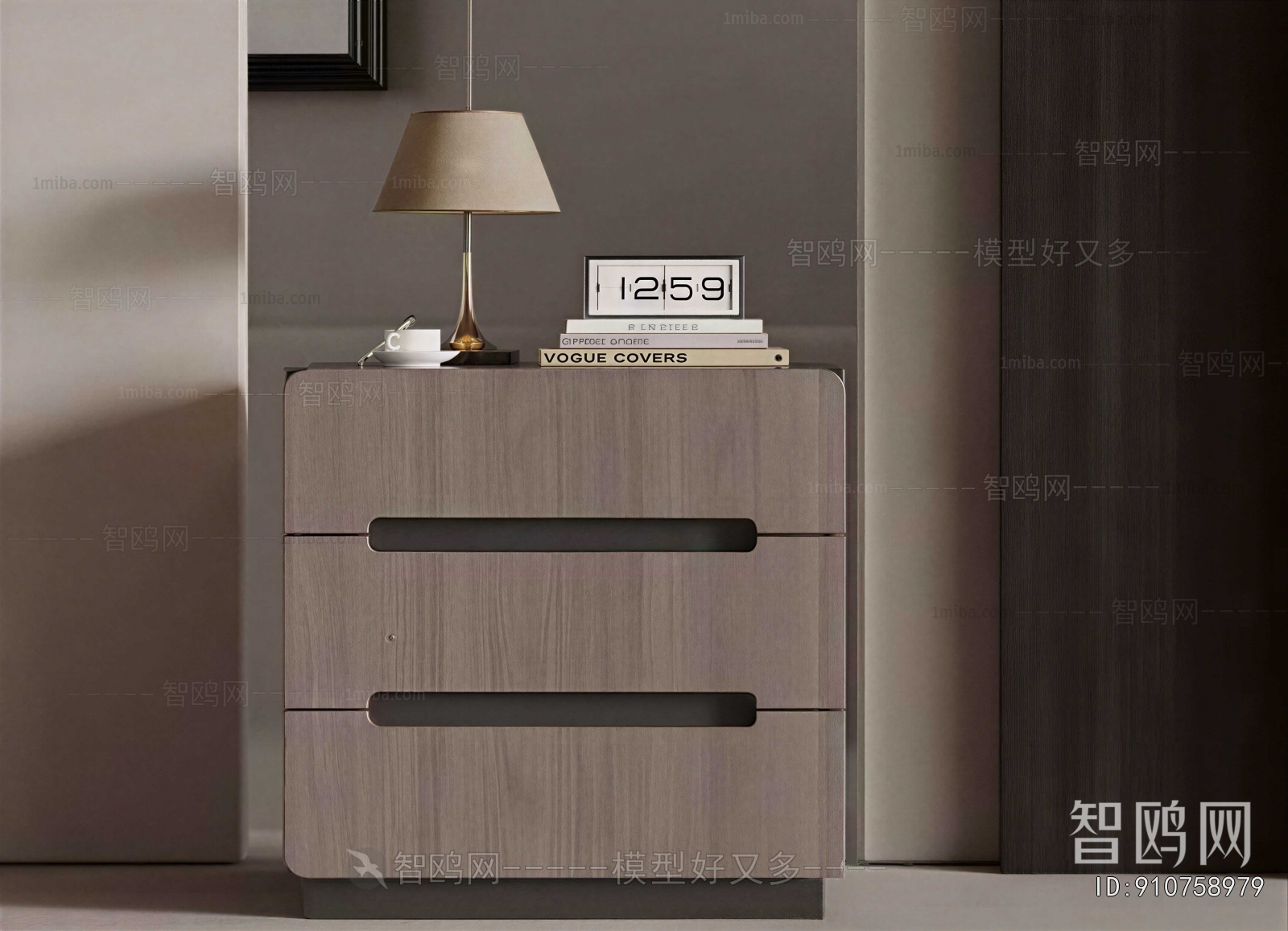 Modern Bedside Cupboard