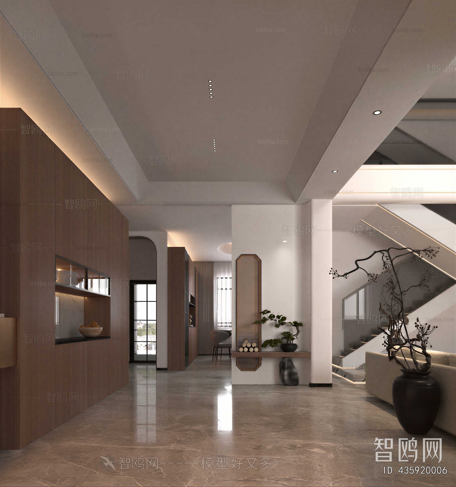 New Chinese Style Hallway