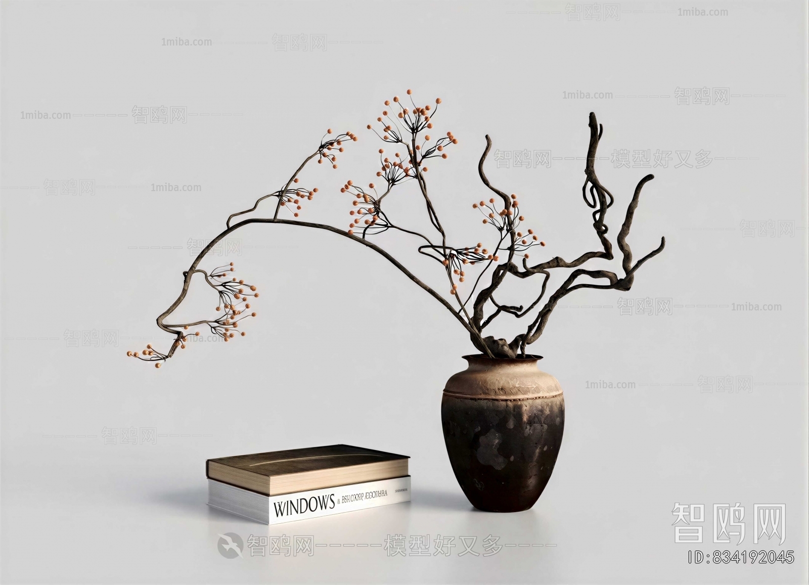 Wabi-sabi Style Dried Branch