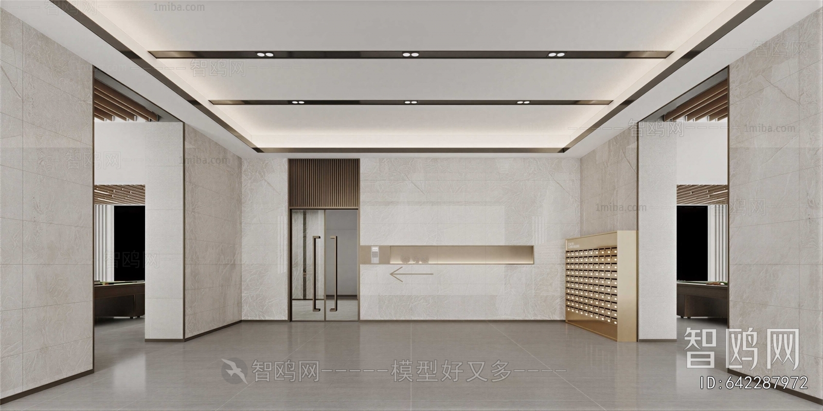 Modern Office Reception Desk