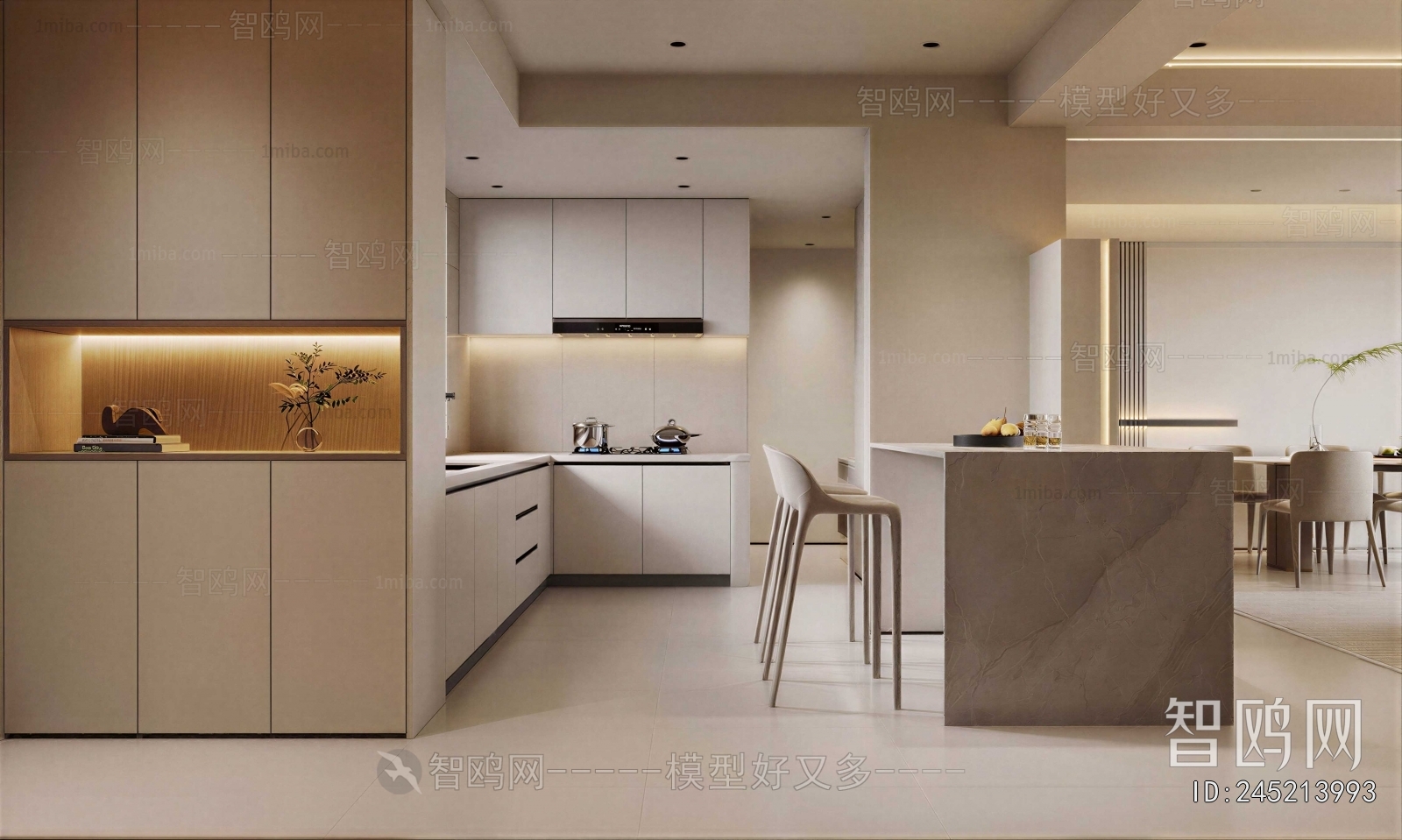 Modern Open Kitchen