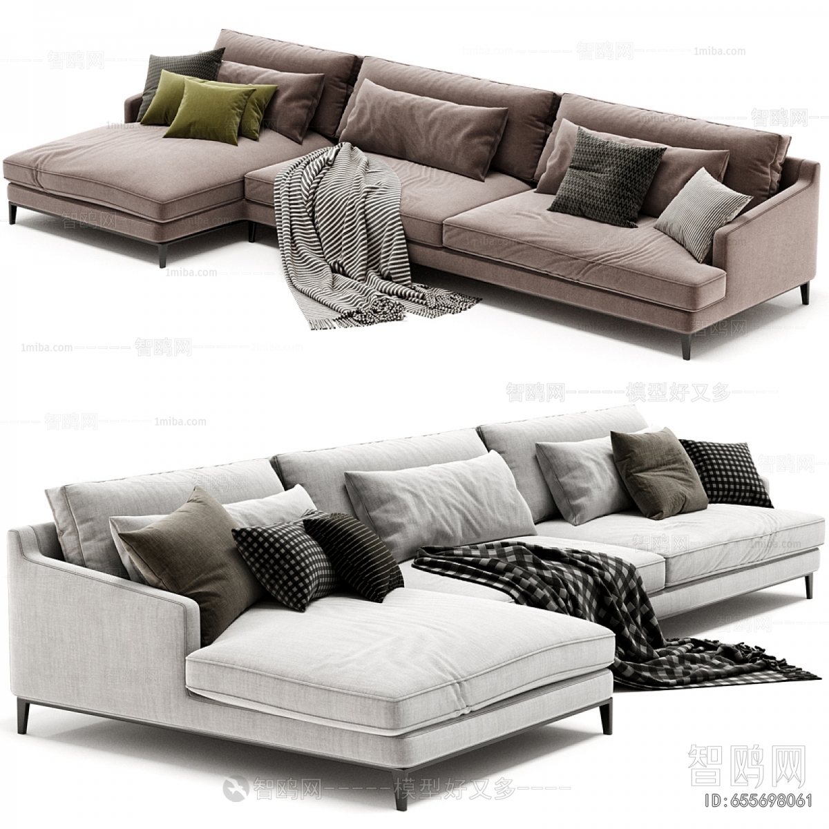 Modern Multi Person Sofa