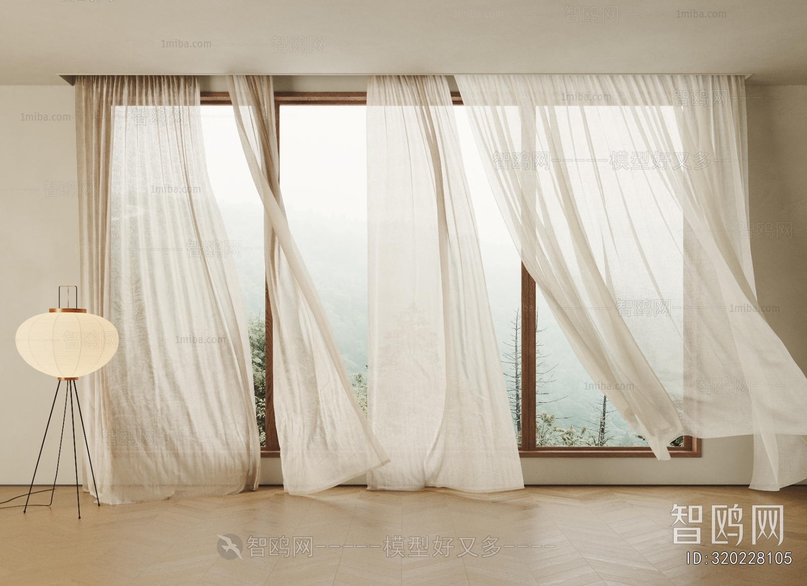 Wabi-sabi Style The Curtain