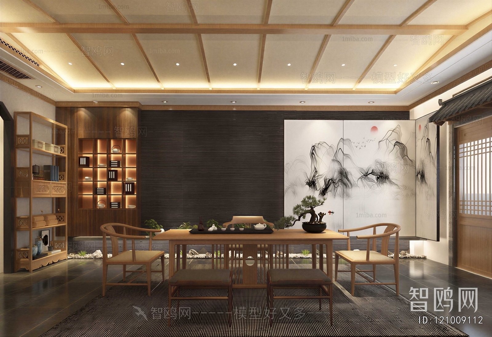 New Chinese Style Teahouse Tea House