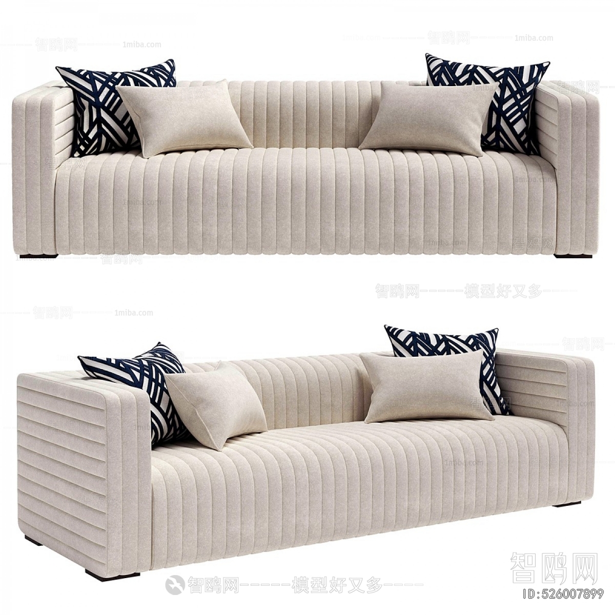 Modern Three-seat Sofa