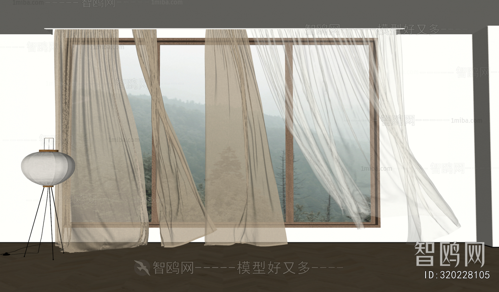 Wabi-sabi Style The Curtain