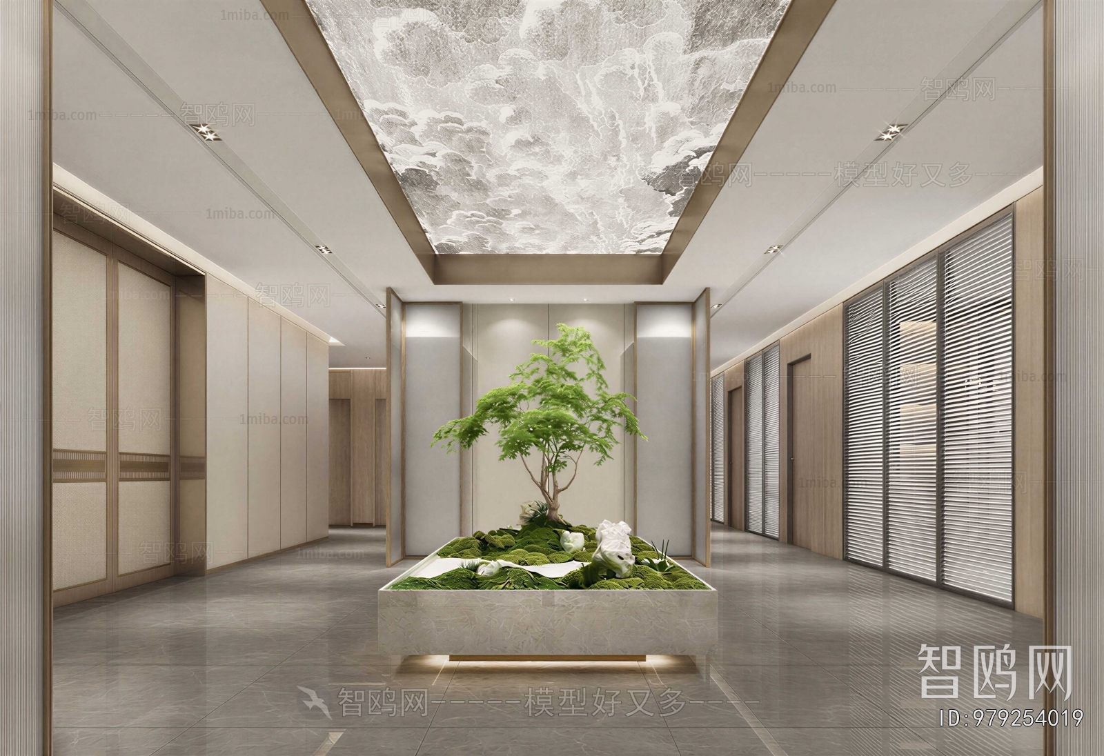 New Chinese Style Lobby Hall