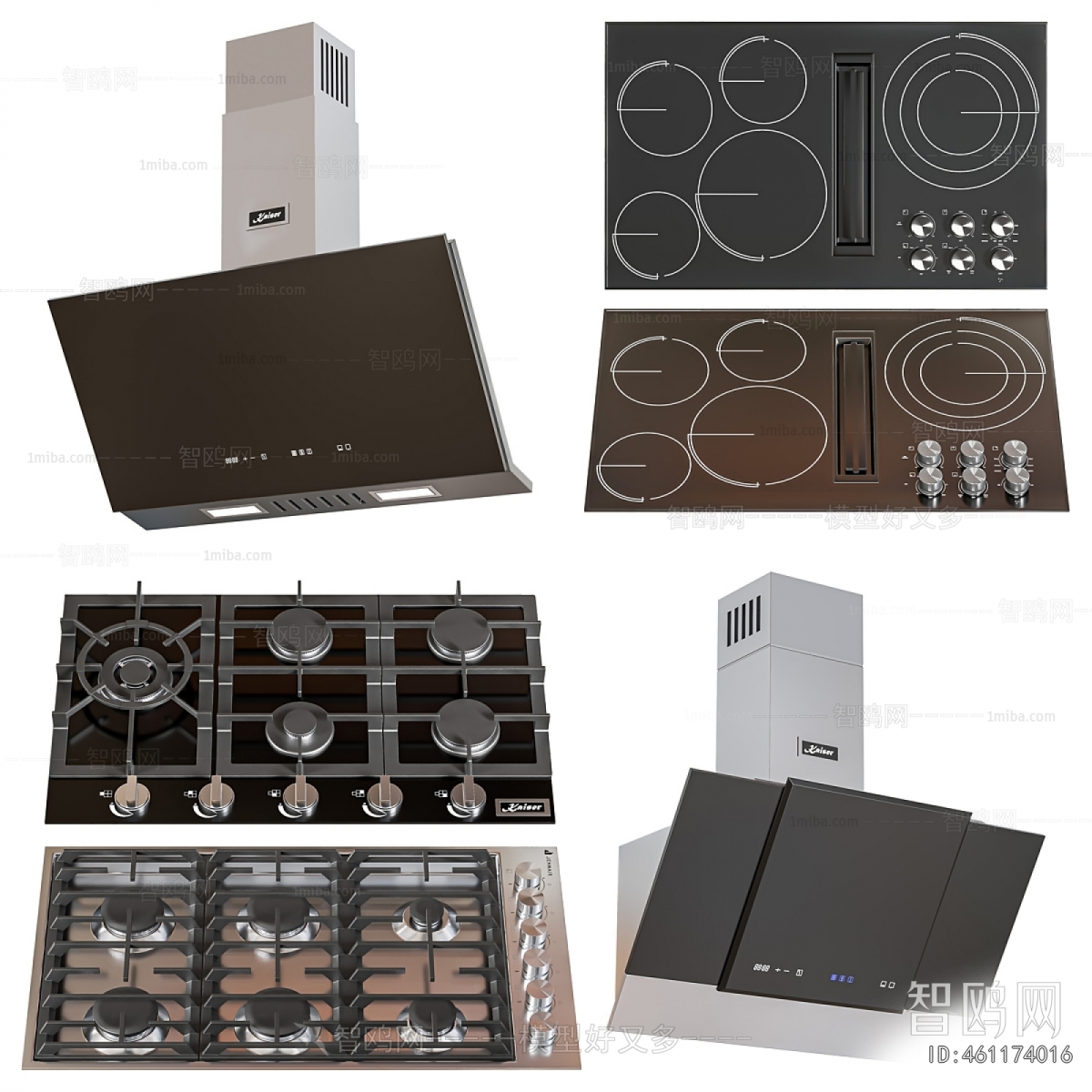 Modern Kitchen Electric Gas Range