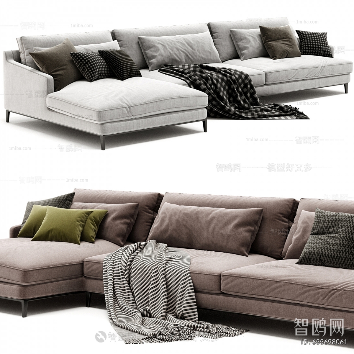Modern Multi Person Sofa