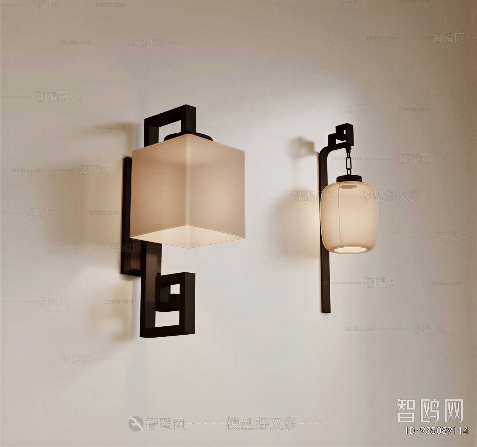 New Chinese Style Wall Lamp