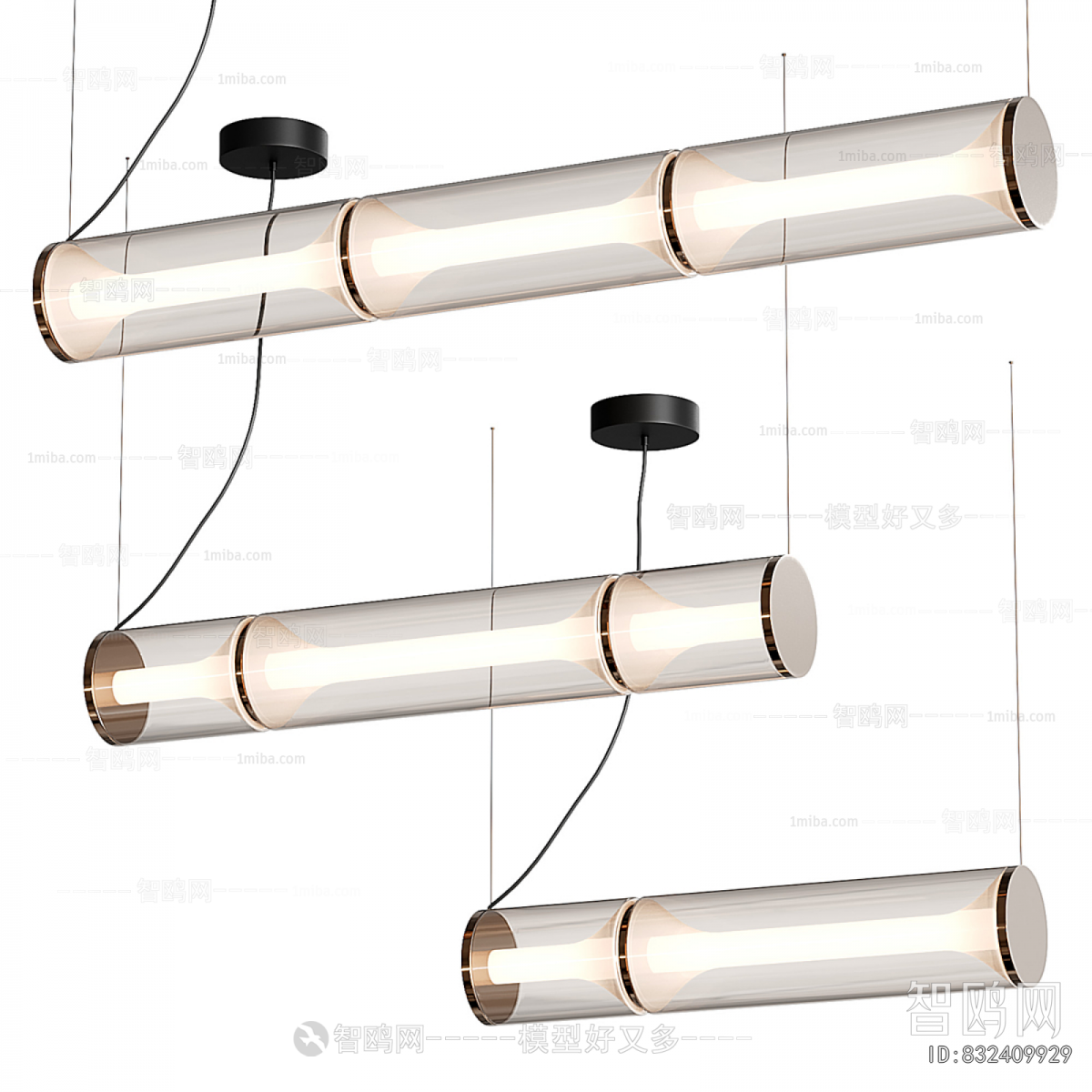 Modern Long Chandelier