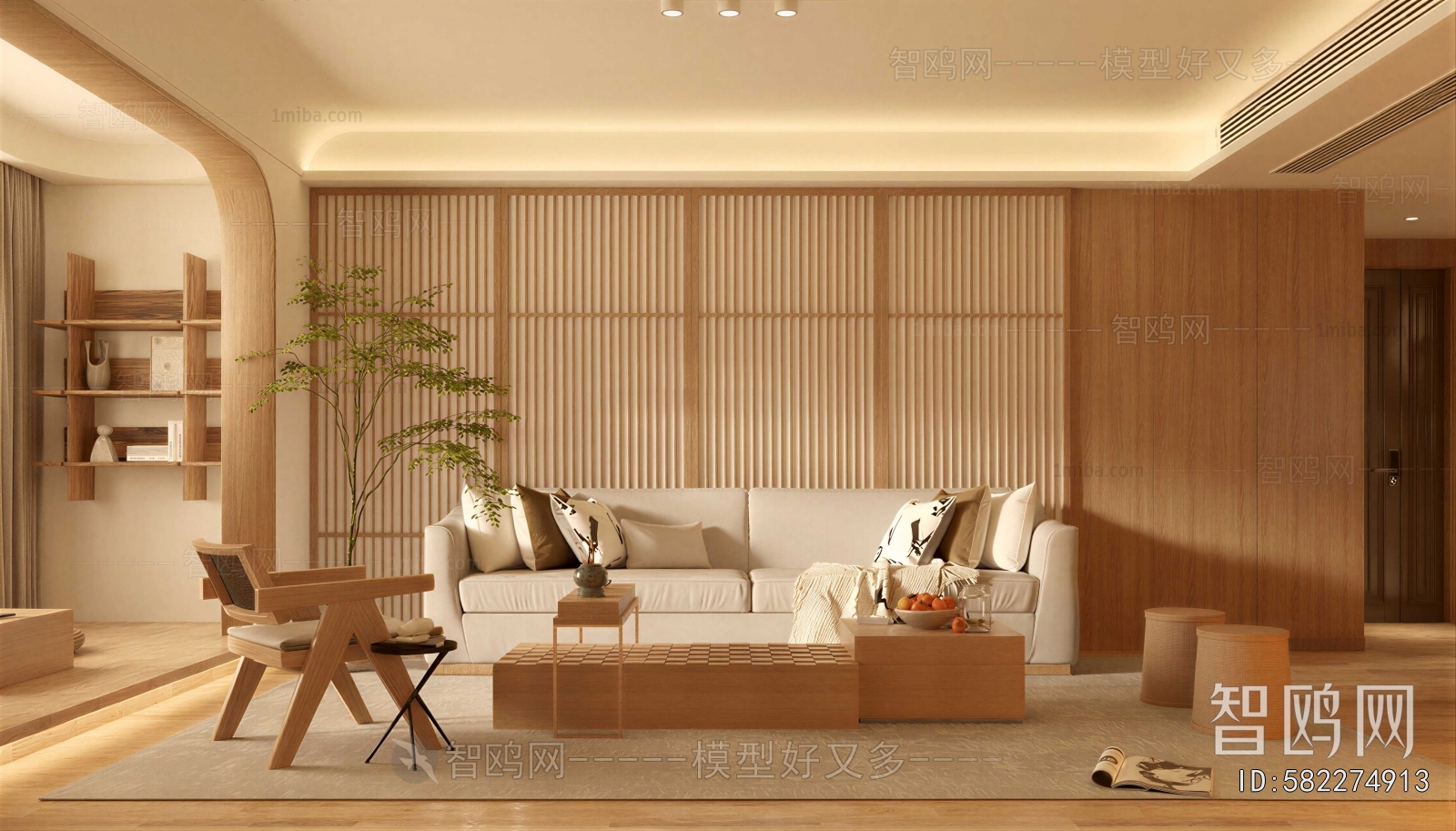 Japanese Style A Living Room