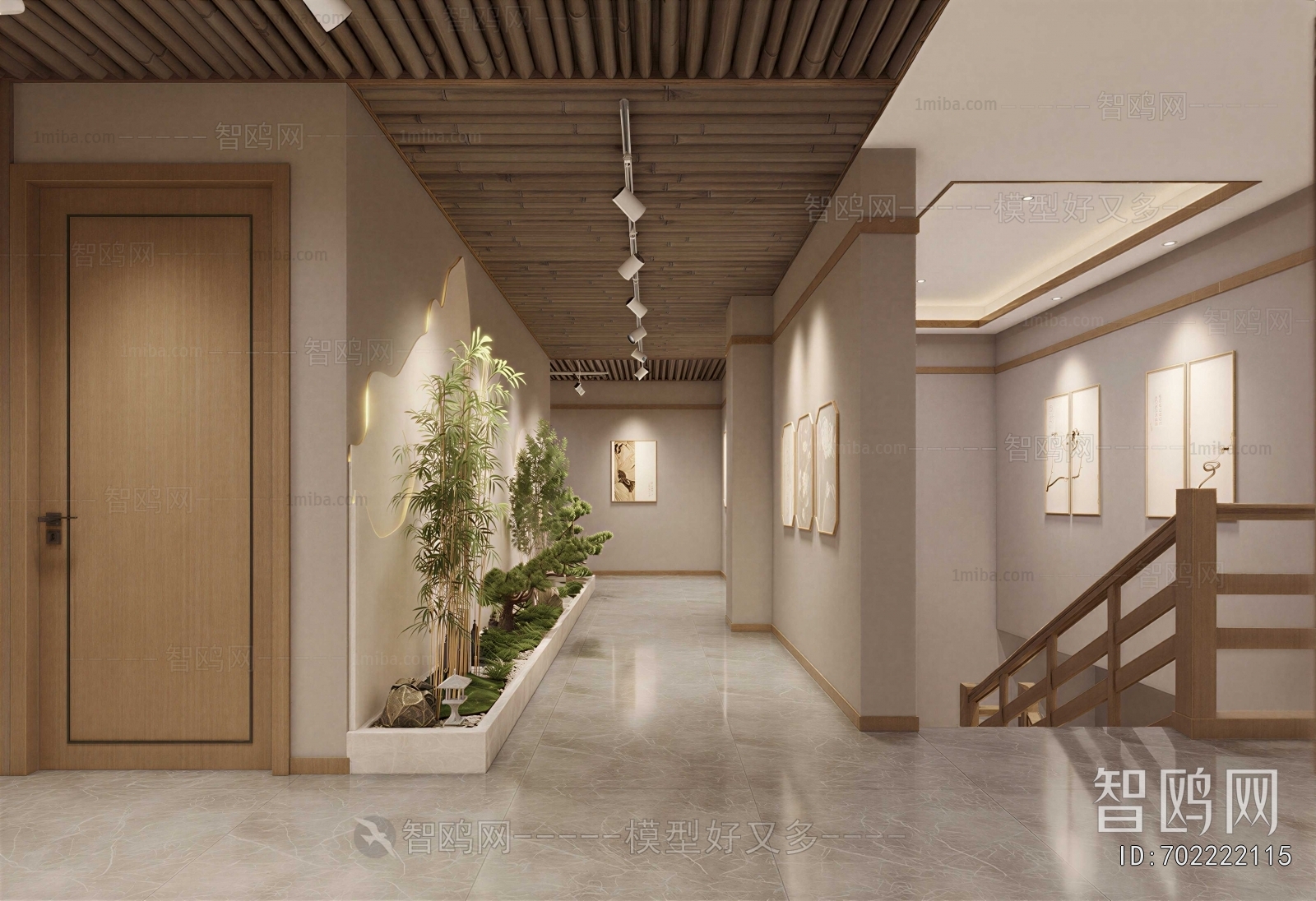 New Chinese Style Hallway