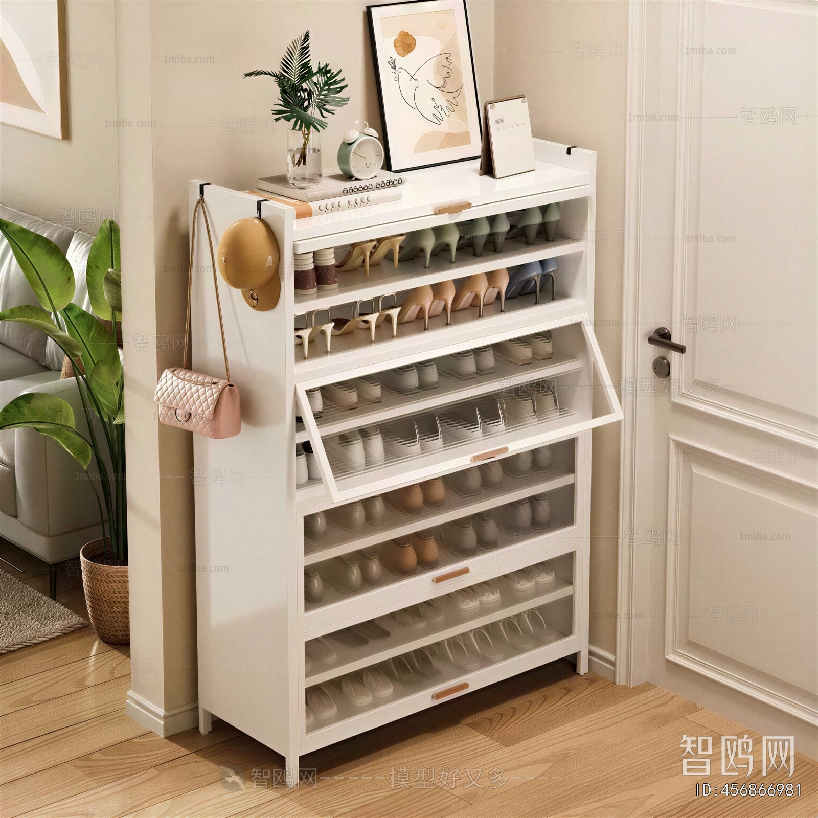 Modern Shoe Cabinet