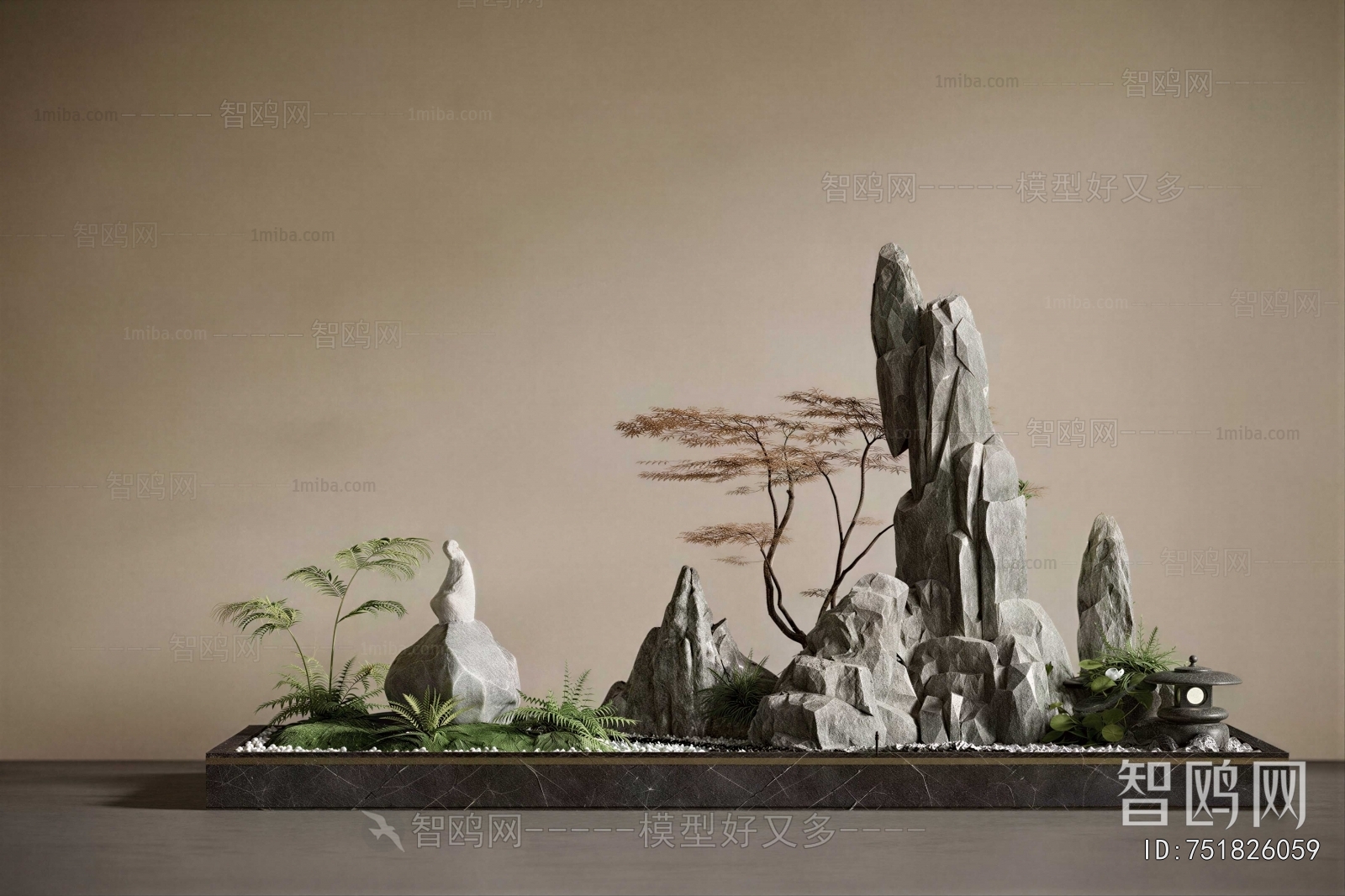 New Chinese Style Plant Landscaping