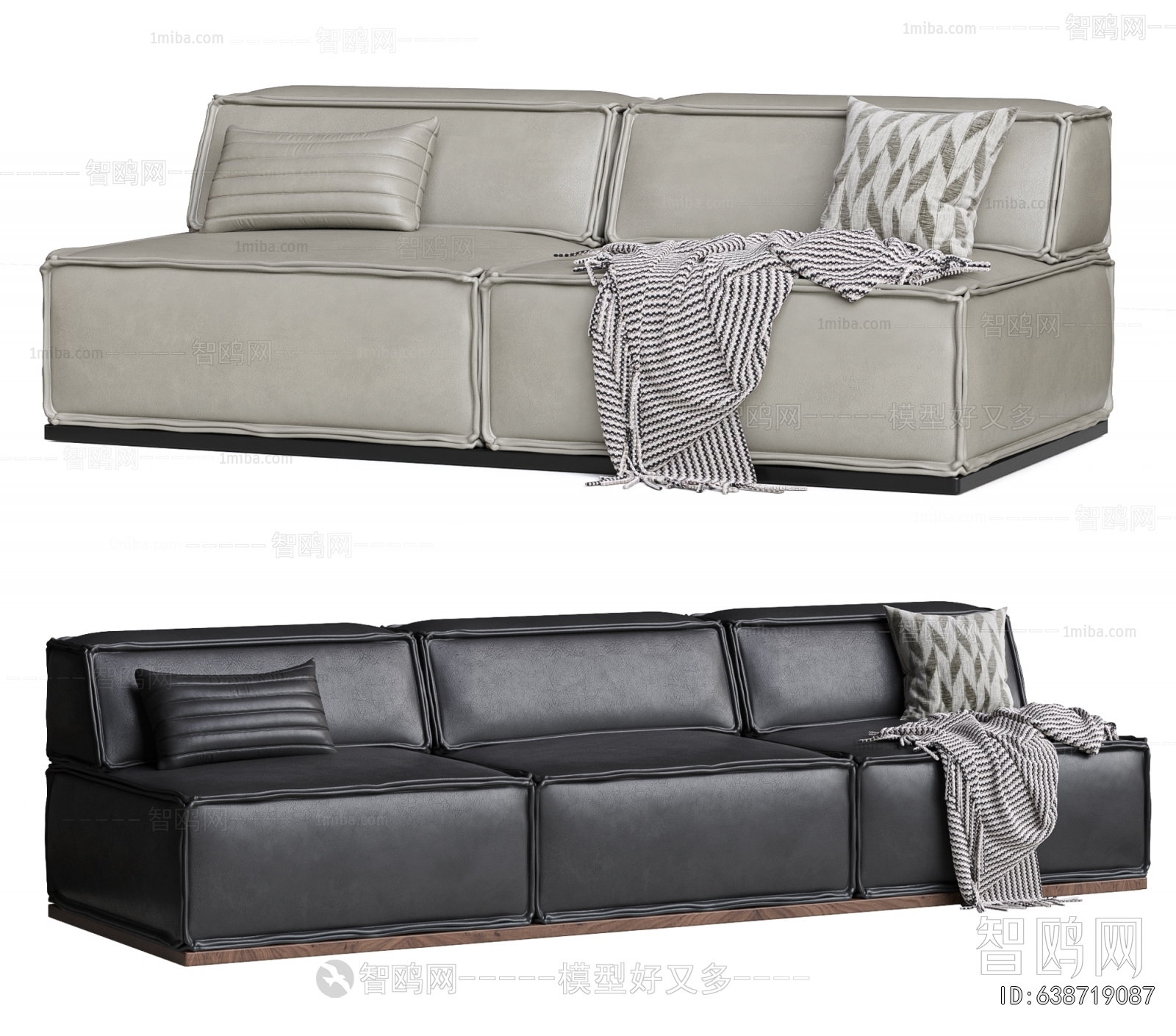 Modern Three-seat Sofa