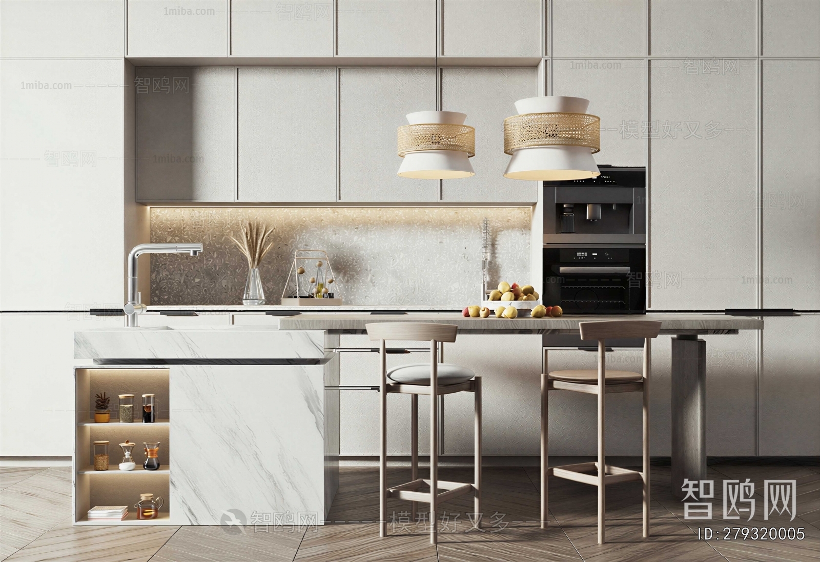 Wabi-sabi Style Dining Room